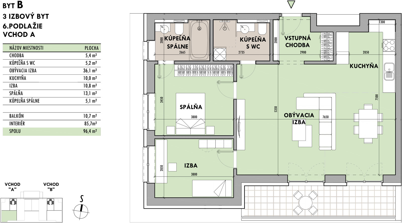 Rezidencia Potôčik - B6 - Pôdorys