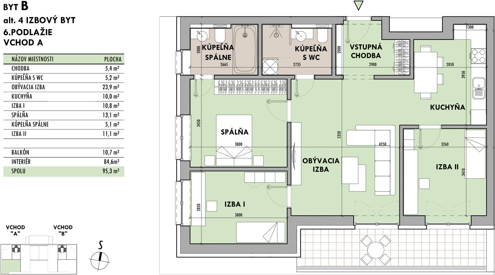 Rezidencia Potôčik - B6 - Pôdorys