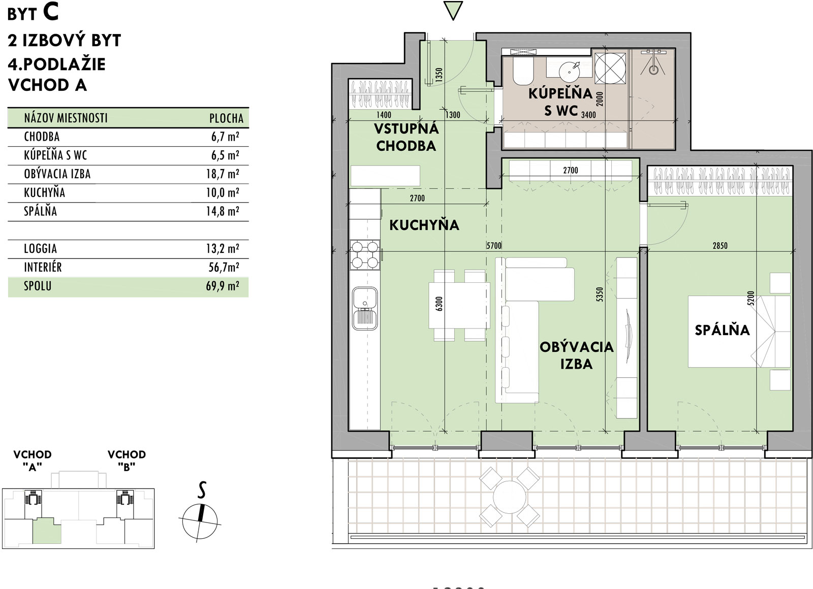 Rezidencia Potôčik - C4 - Pôdorys