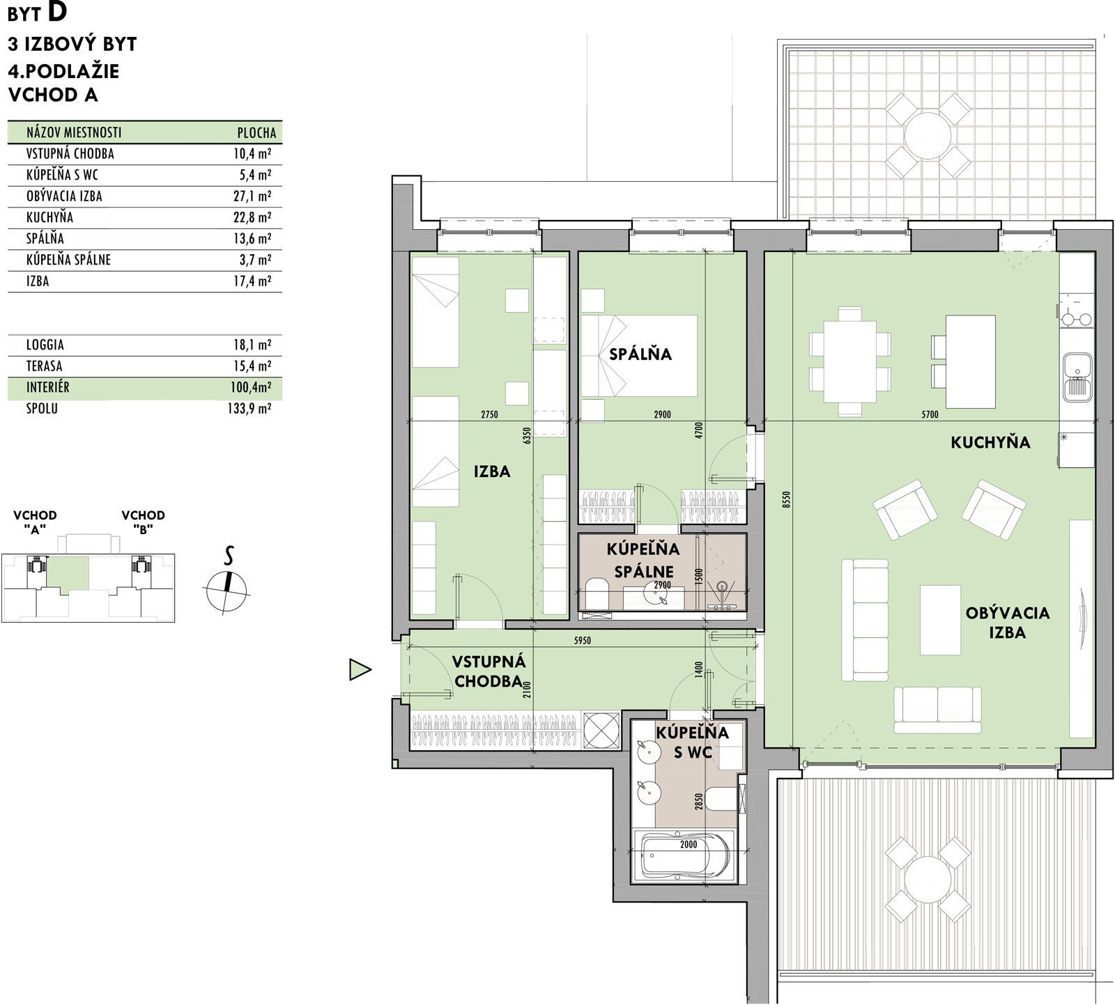 Rezidencia Potôčik - D4 - Pôdorys