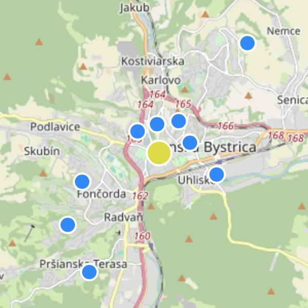 Bottova Residence - map