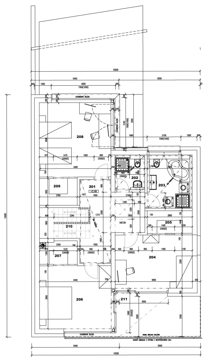 Na Kačici - Radovy dom - RD1 - Pôdorys