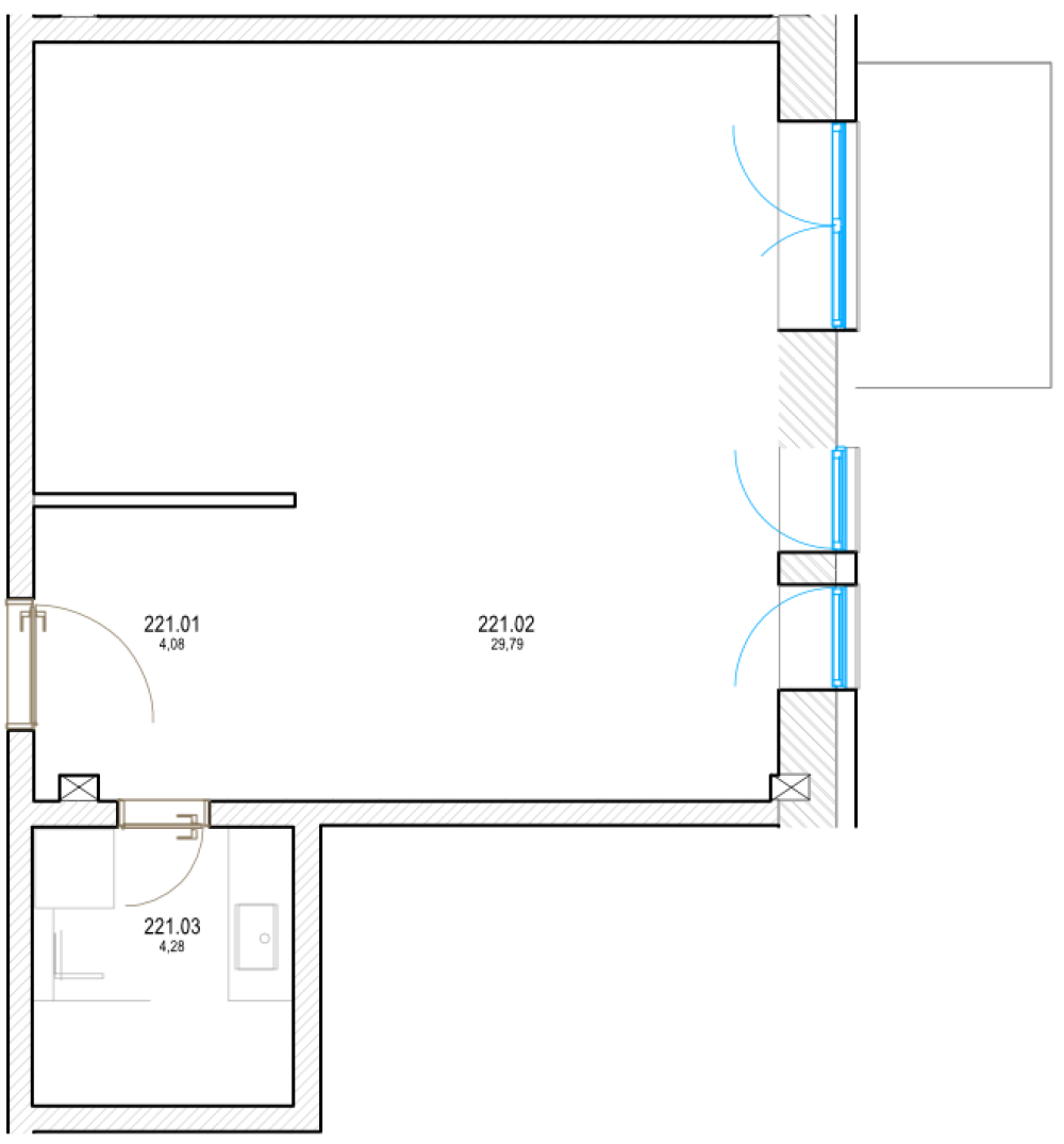 Pri Hrone - 221 - Pôdorys