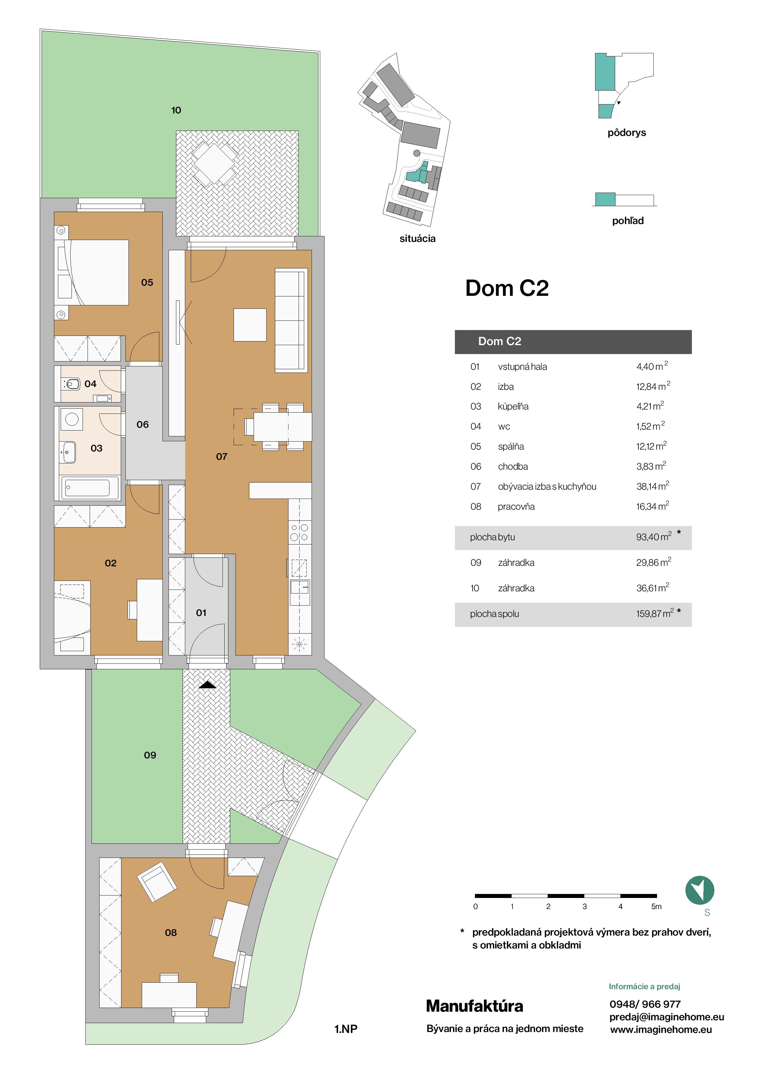 Manufaktúra - C2 - Pôdorys