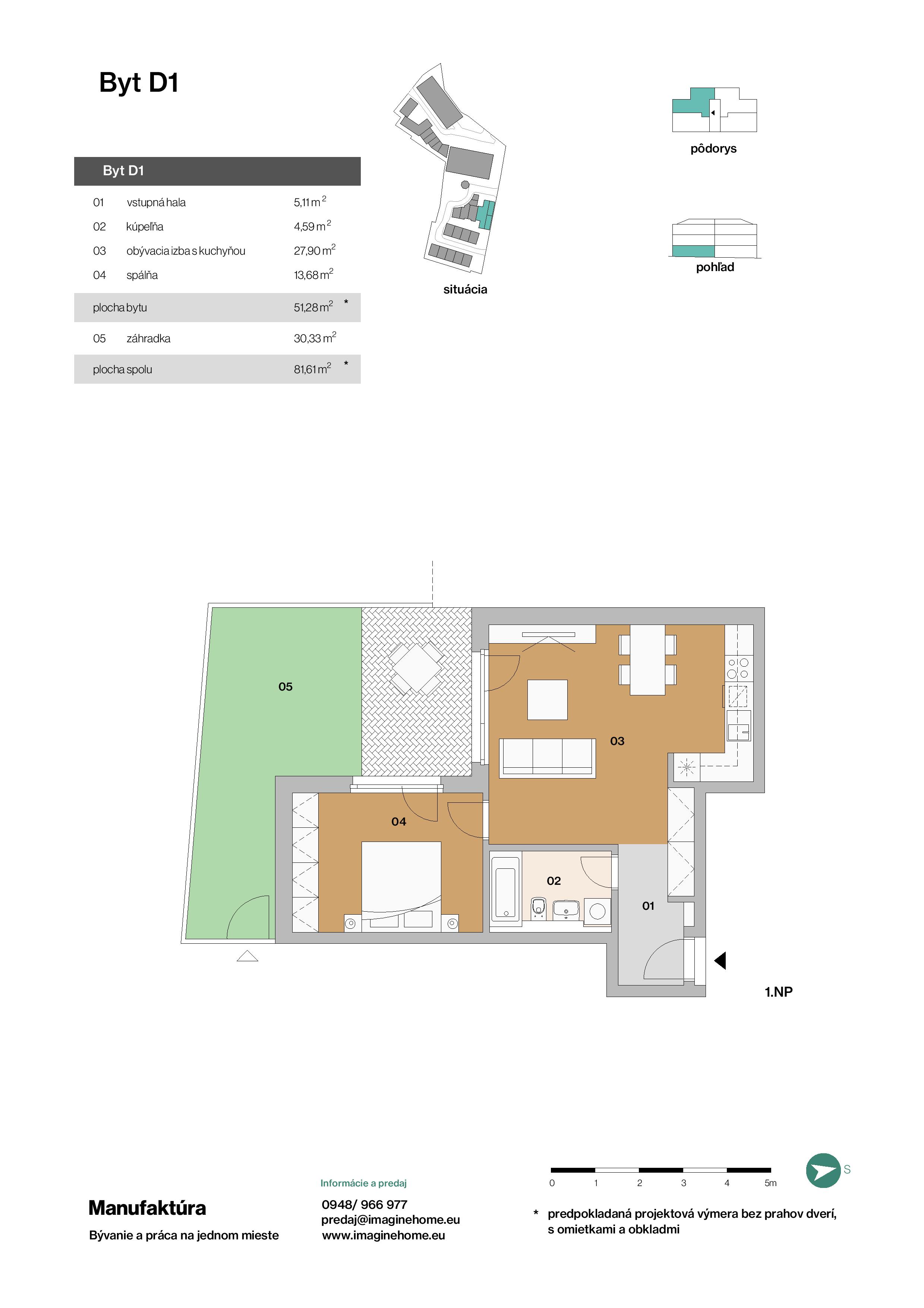 Manufaktúra - D1 - Pôdorys