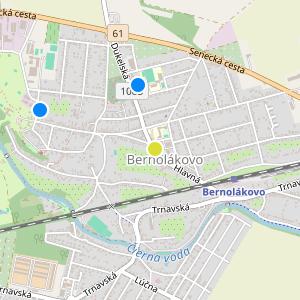 Púpavy Bernolák - map