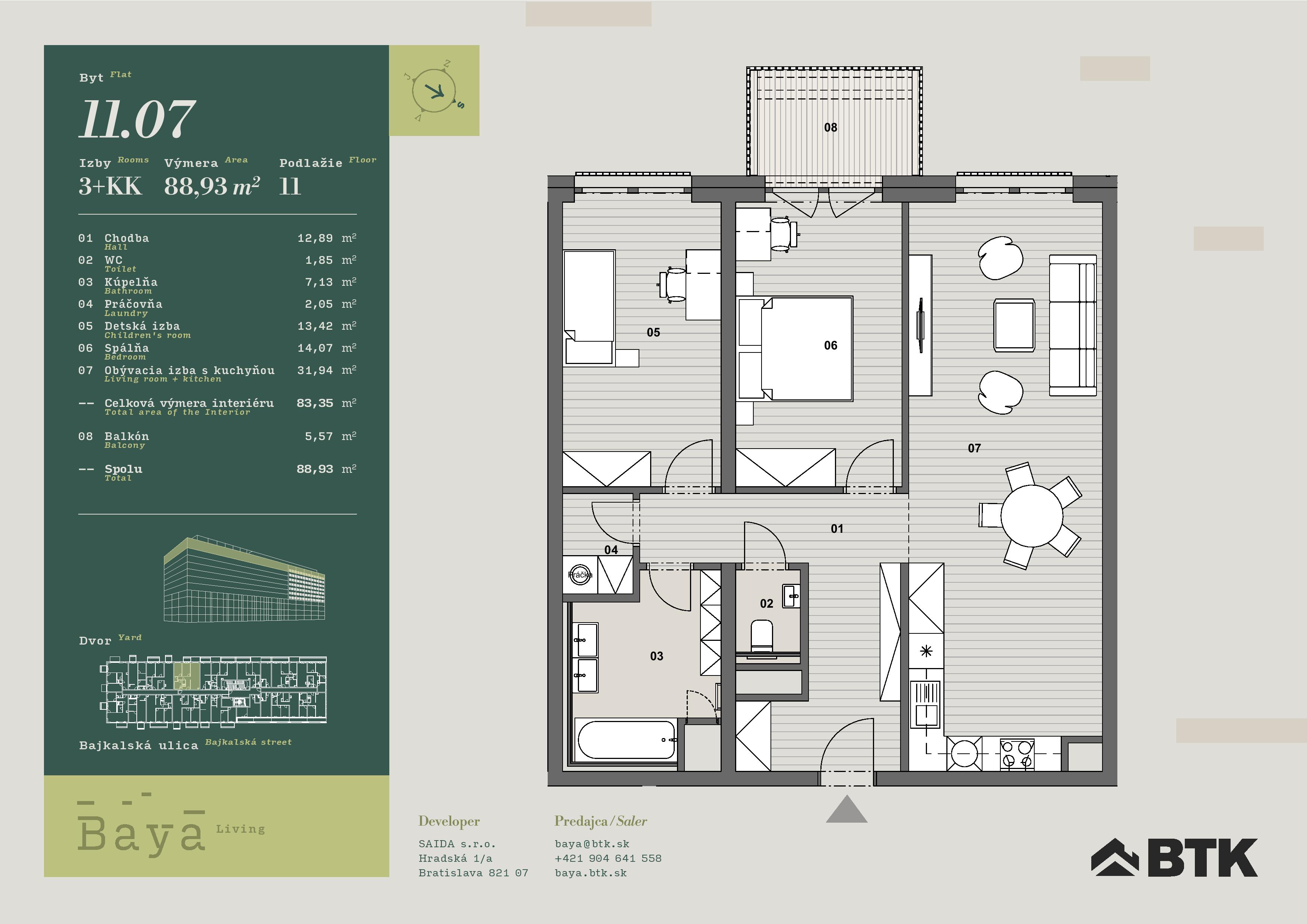 Baya - 11.07 - Pôdorys