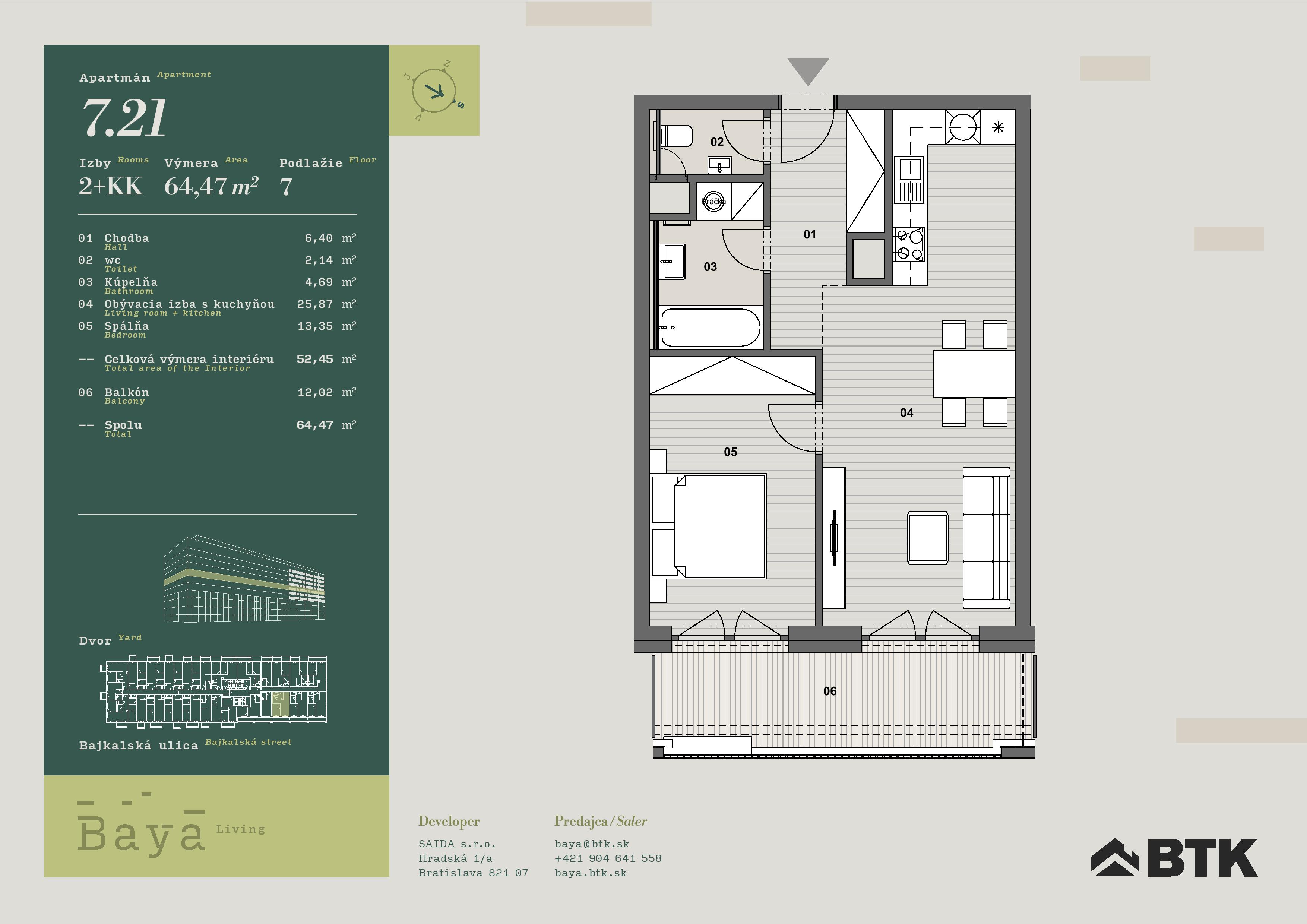 Baya - 7.21 - Pôdorys