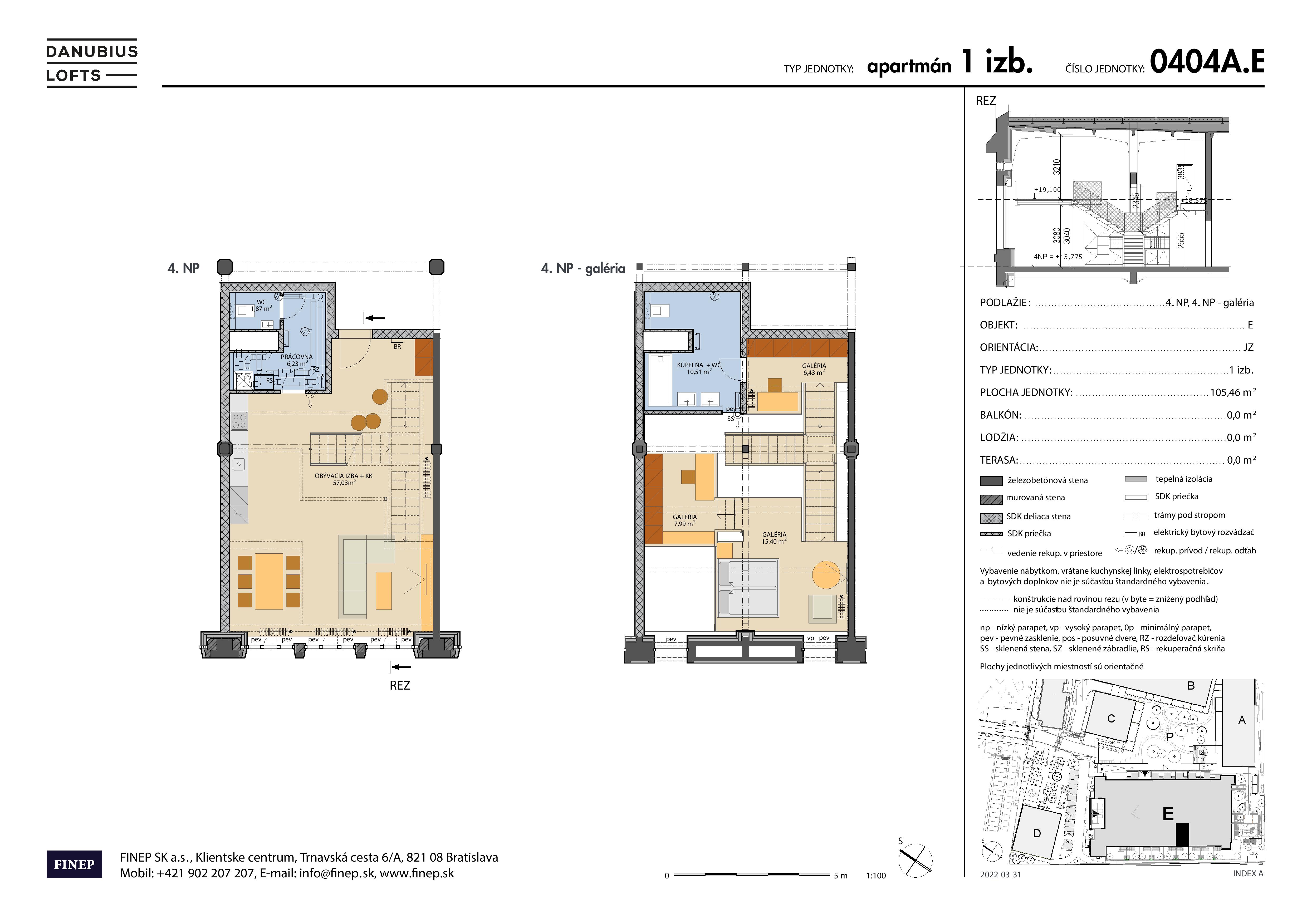 Danubius - 0404A.E - Pôdorys