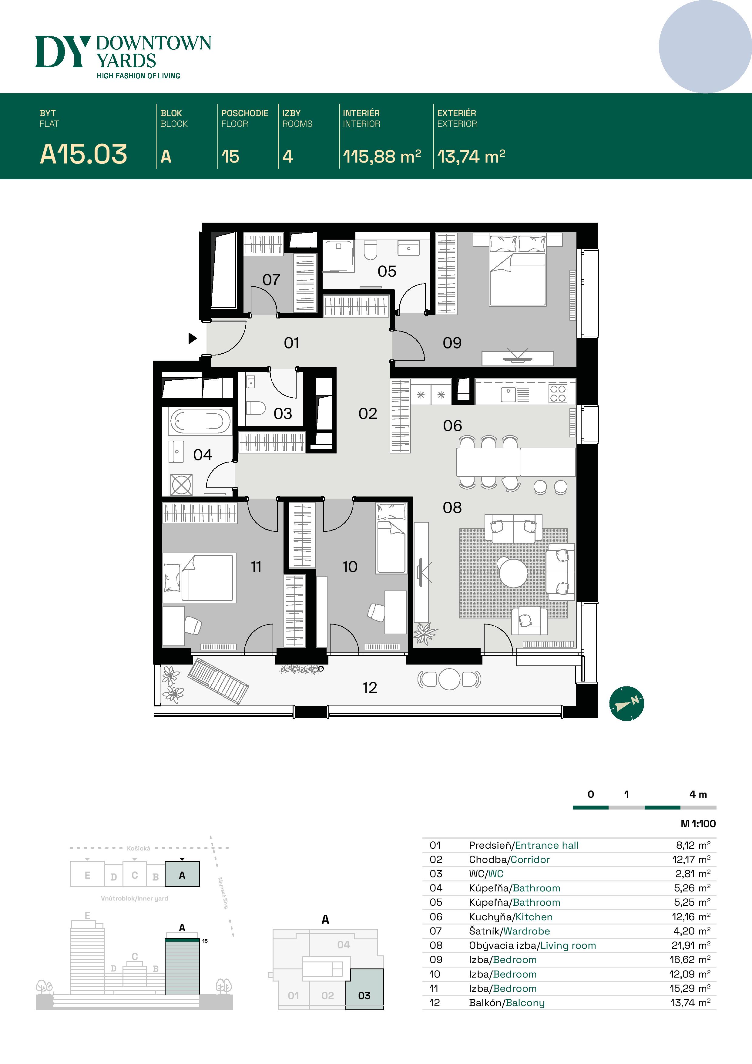 Downtown Yards - A15.03 - Pôdorys