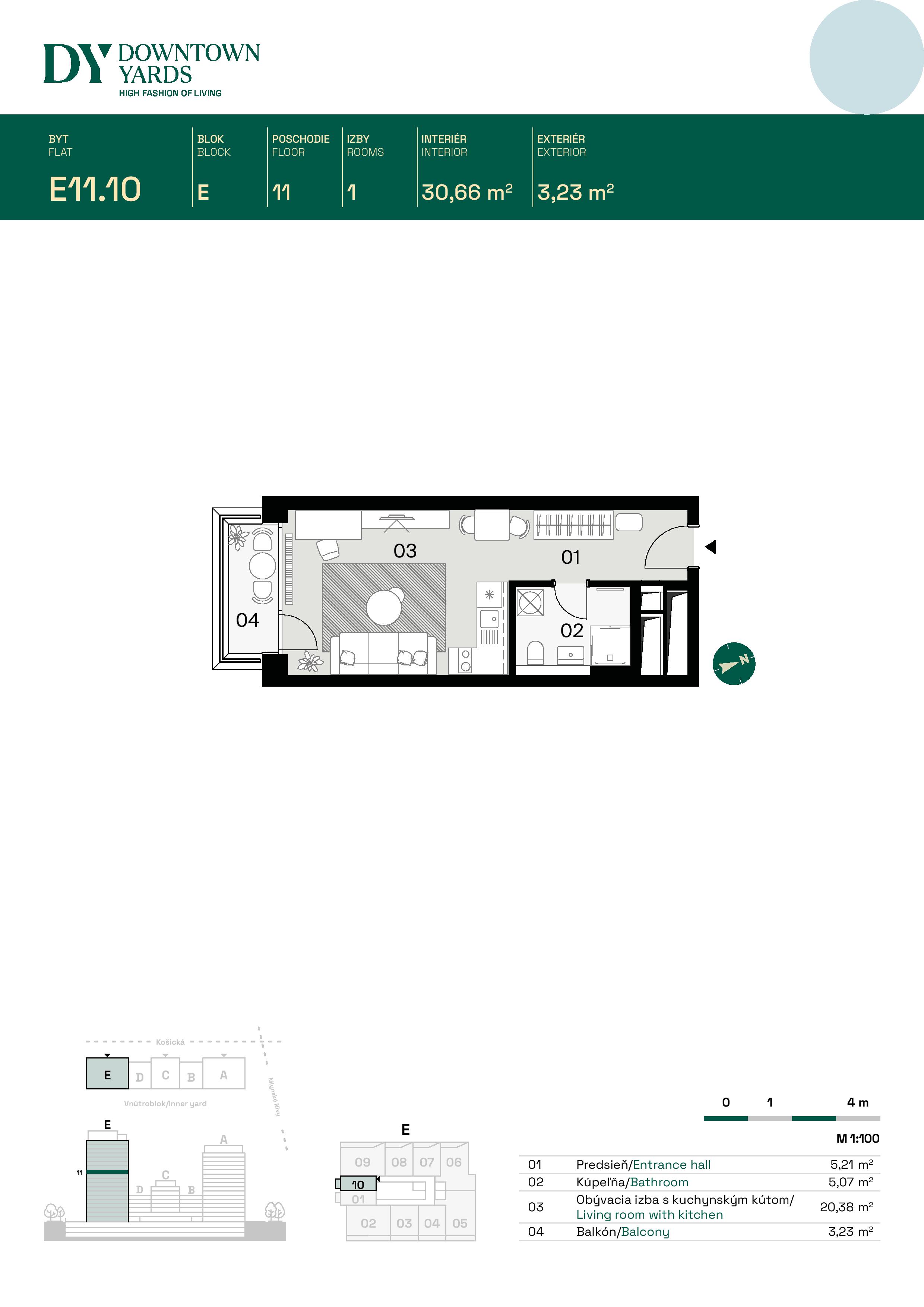Downtown Yards - E11.10 - Pôdorys