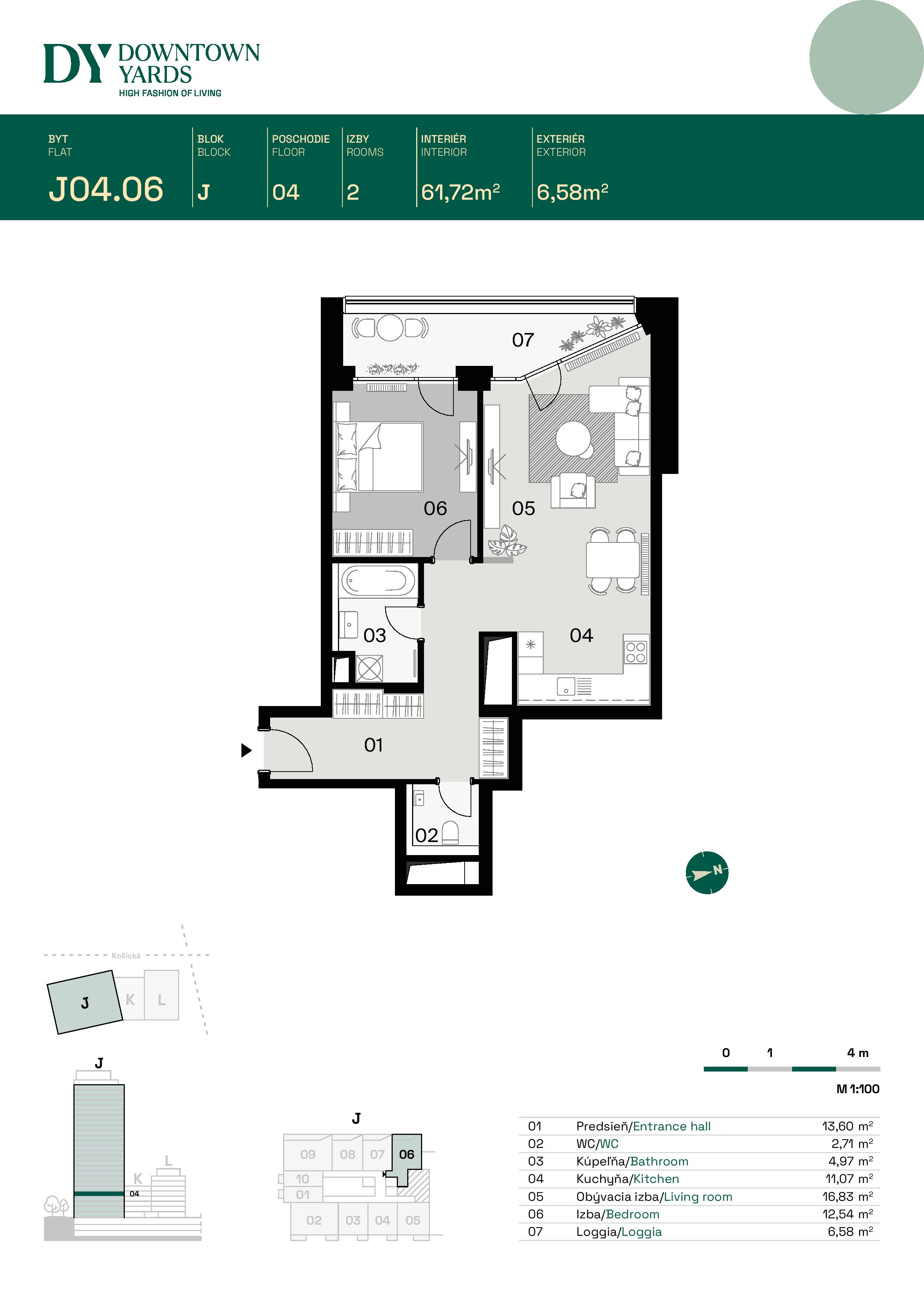 Downtown Yards - J04.06 - Pôdorys