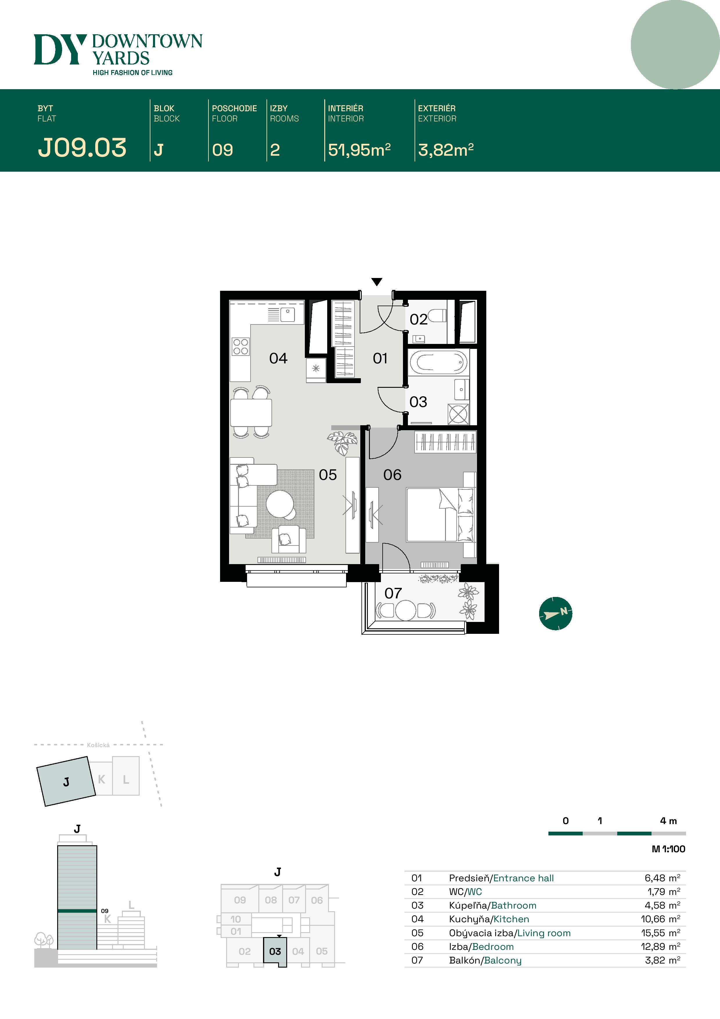 Downtown Yards - J09.03 - Pôdorys