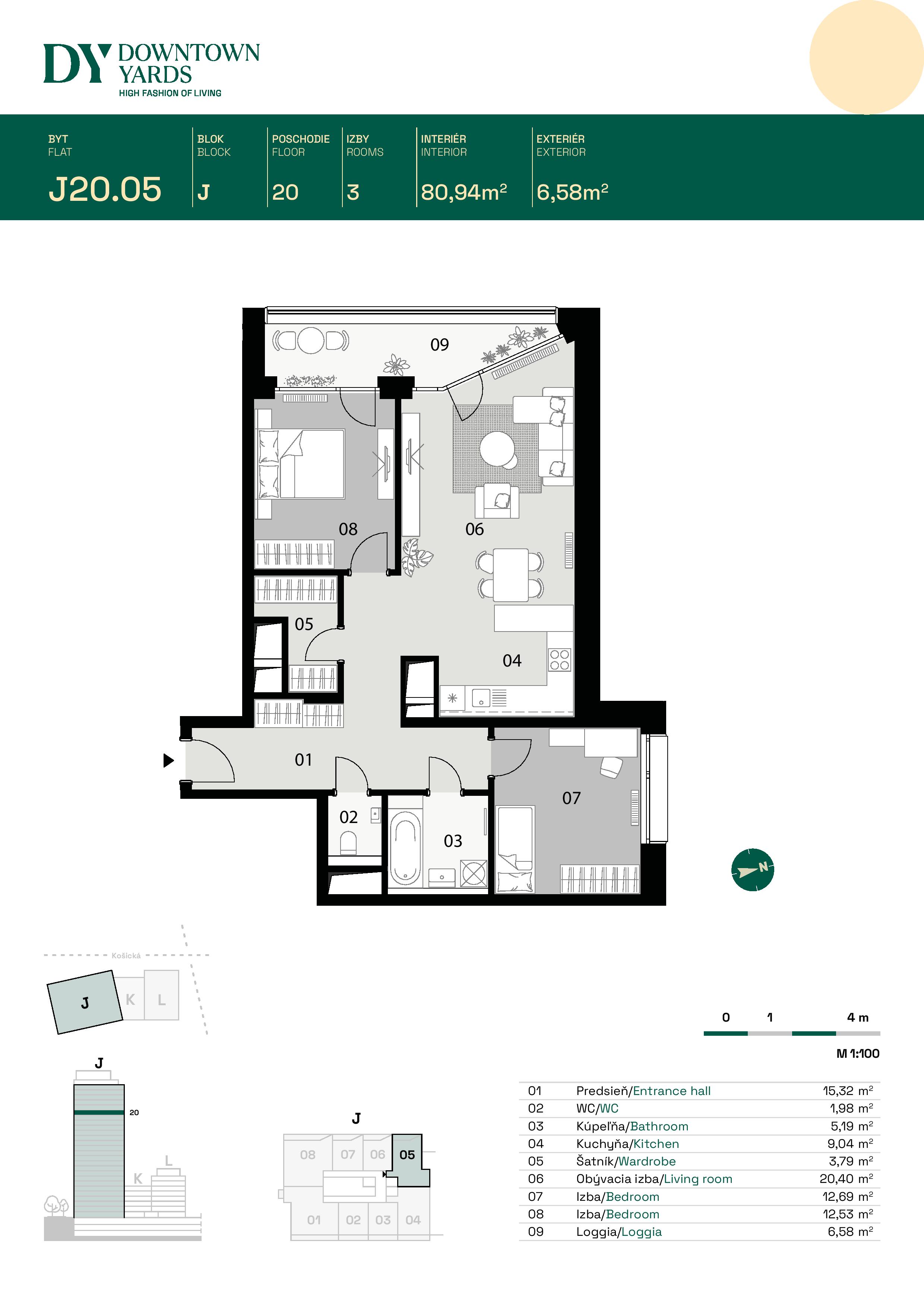 Downtown Yards - J20.05 - Pôdorys