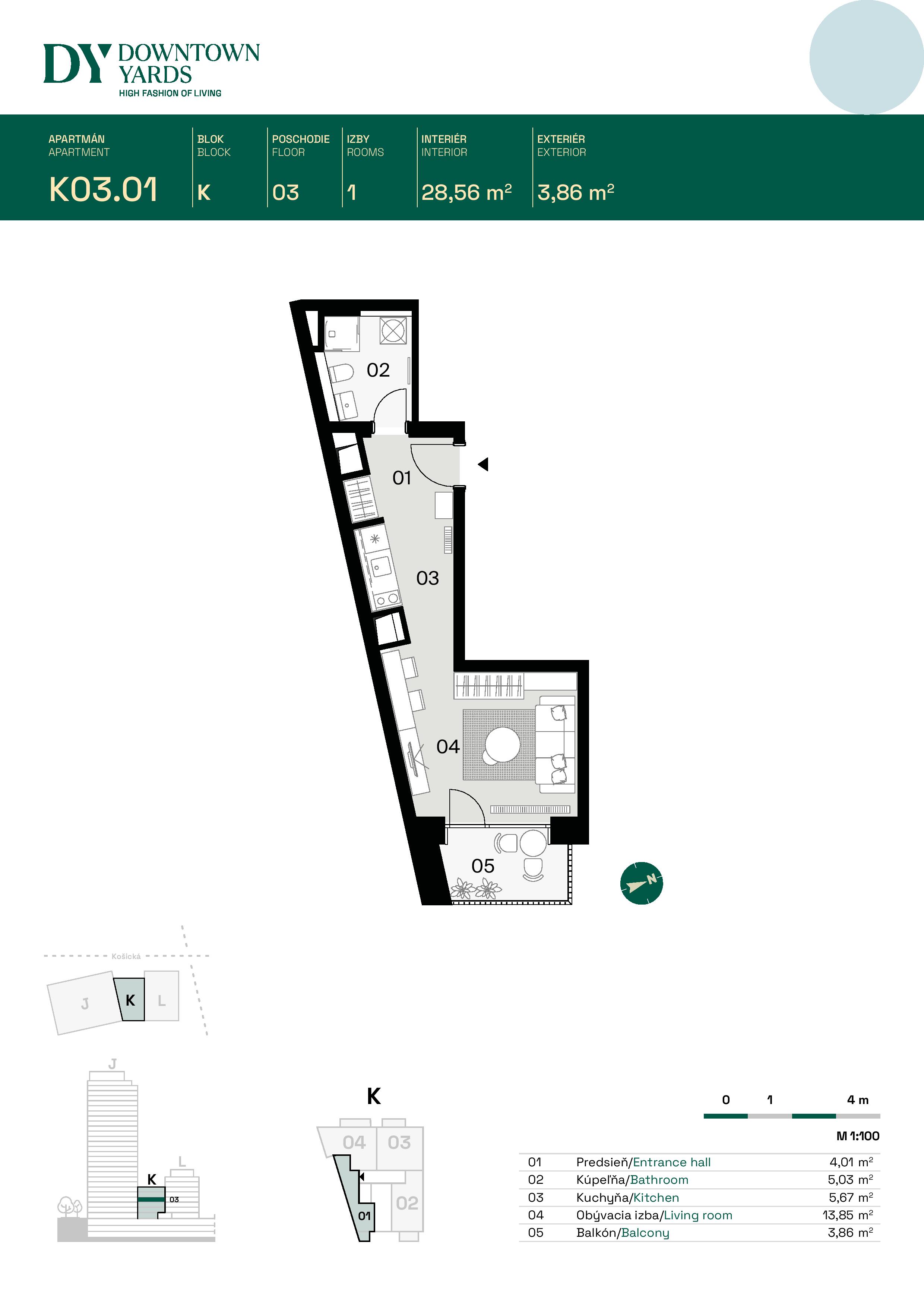 Downtown Yards - K03.01 - Pôdorys