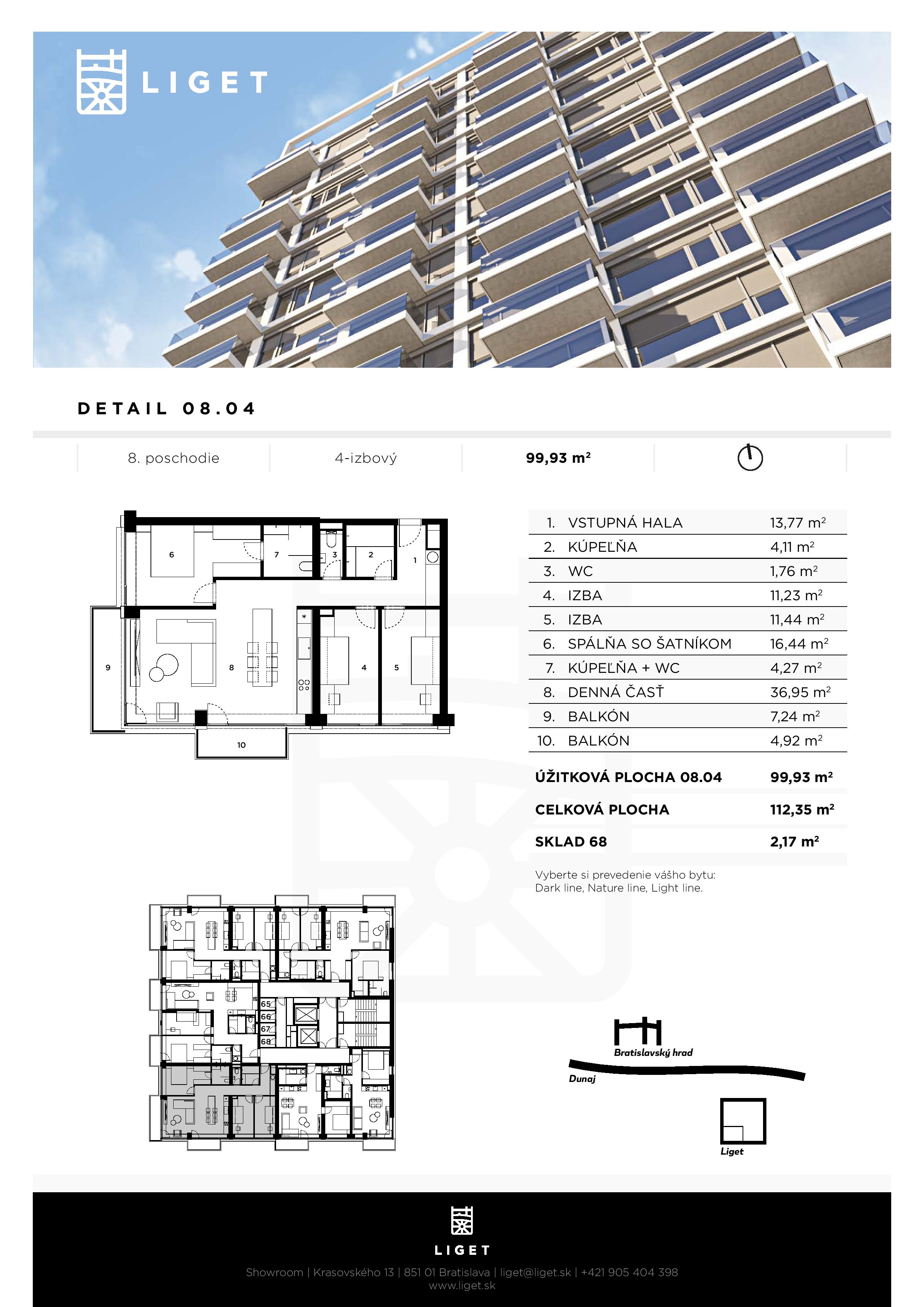Liget - 8.04 - Pôdorys