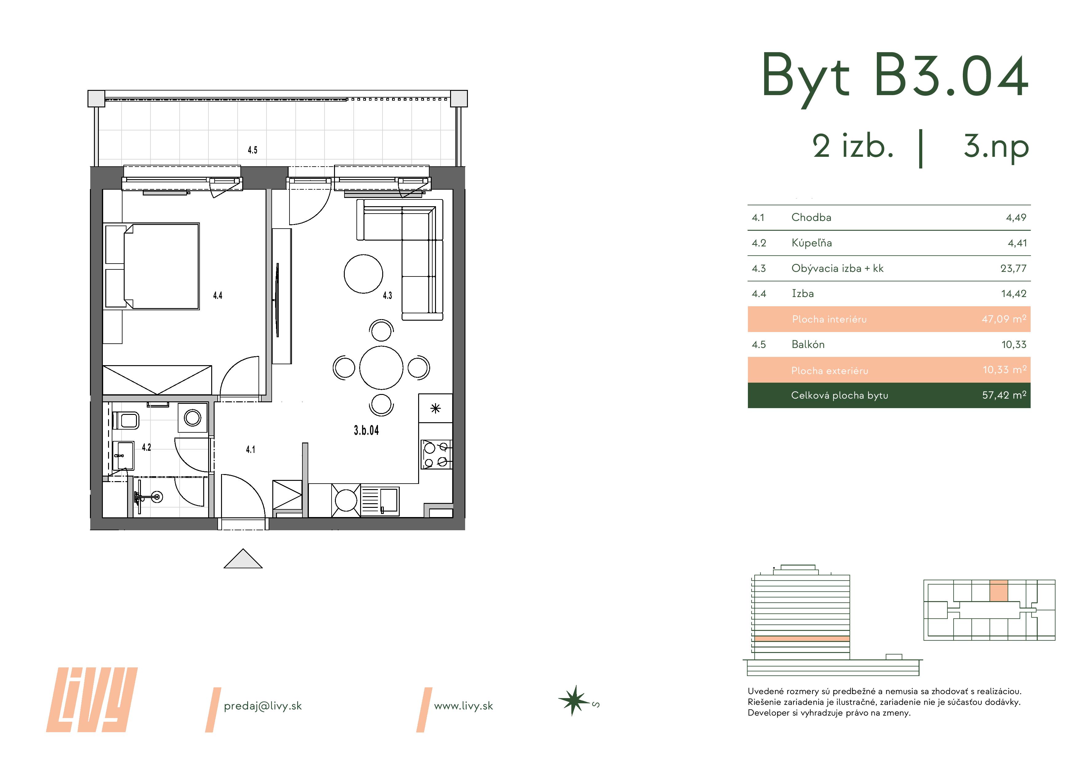 LiVY - 3.b.04 - Pôdorys