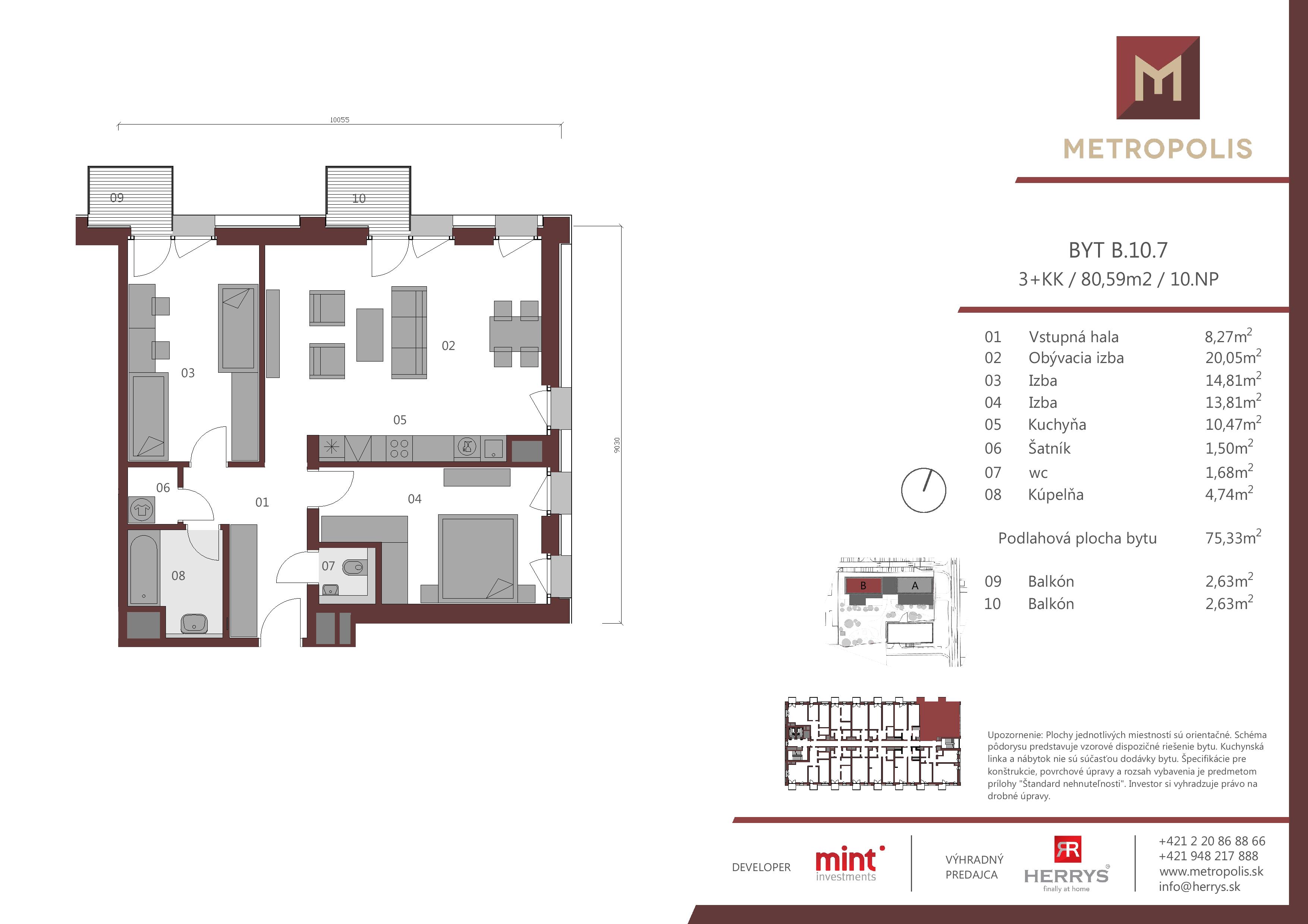 Metropolis - B.10.7 - Pôdorys