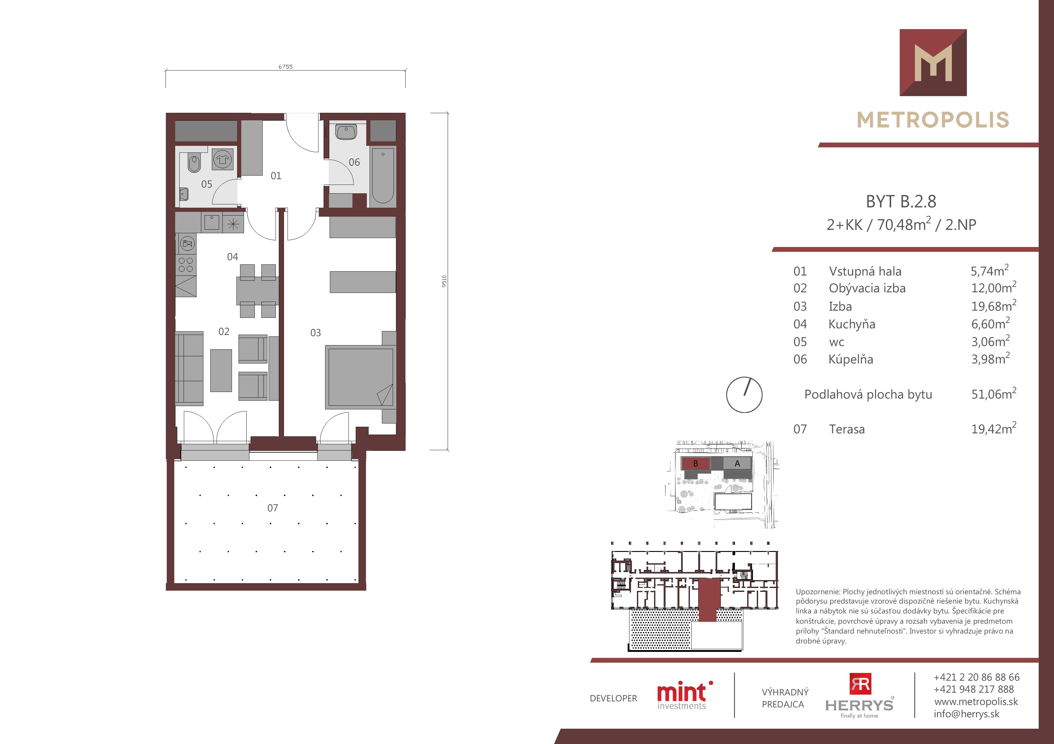 Metropolis - B.2.8 - Pôdorys