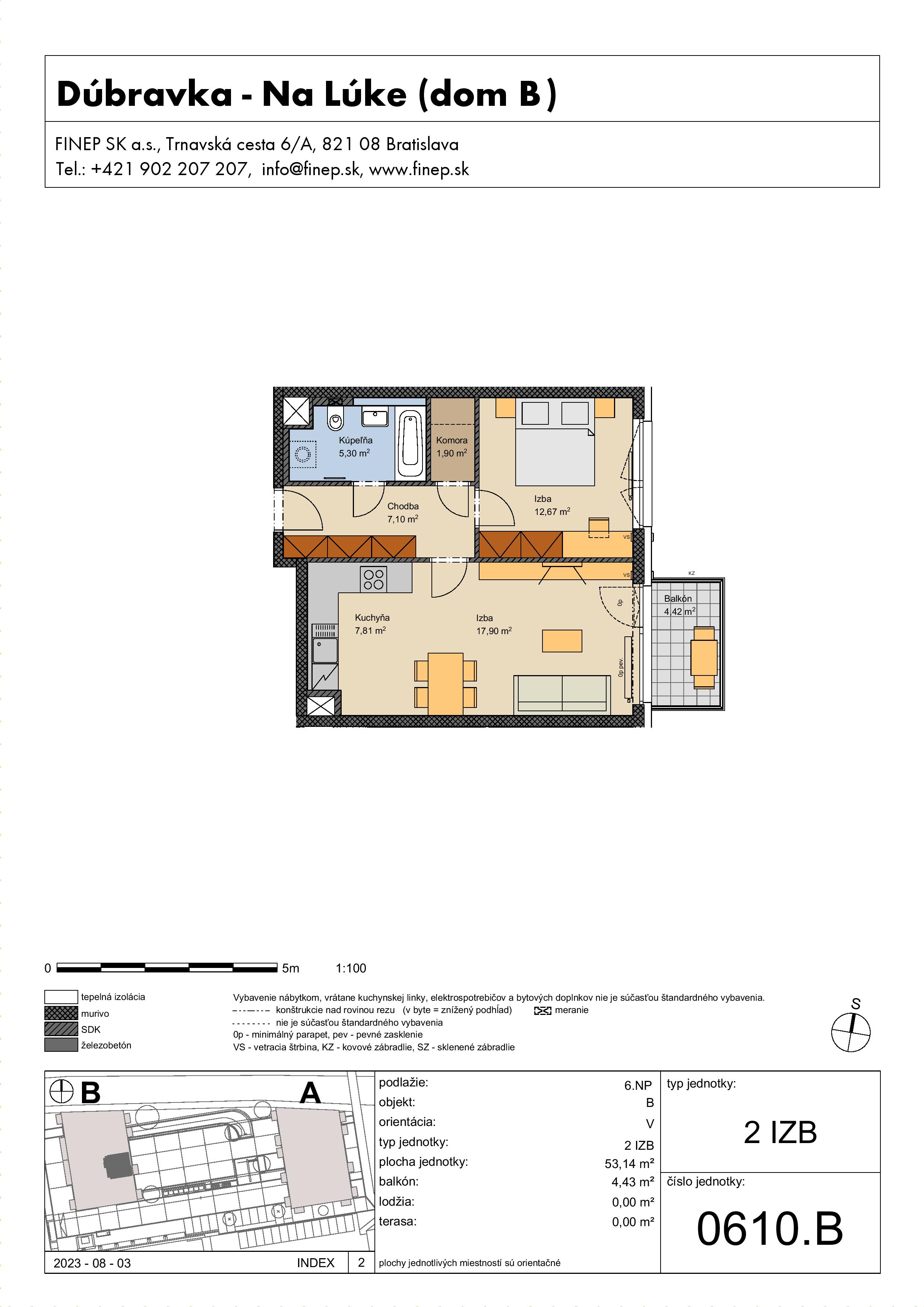 Na Lúke - 0610.B - Pôdorys