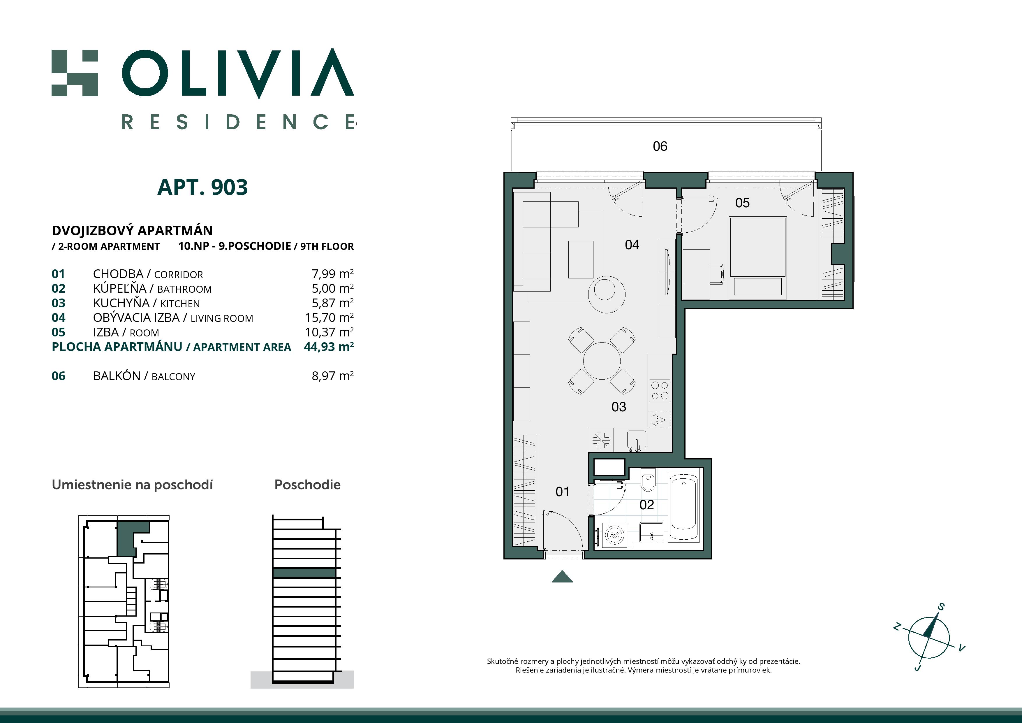 Olivia residence - 09.03 - Pôdorys