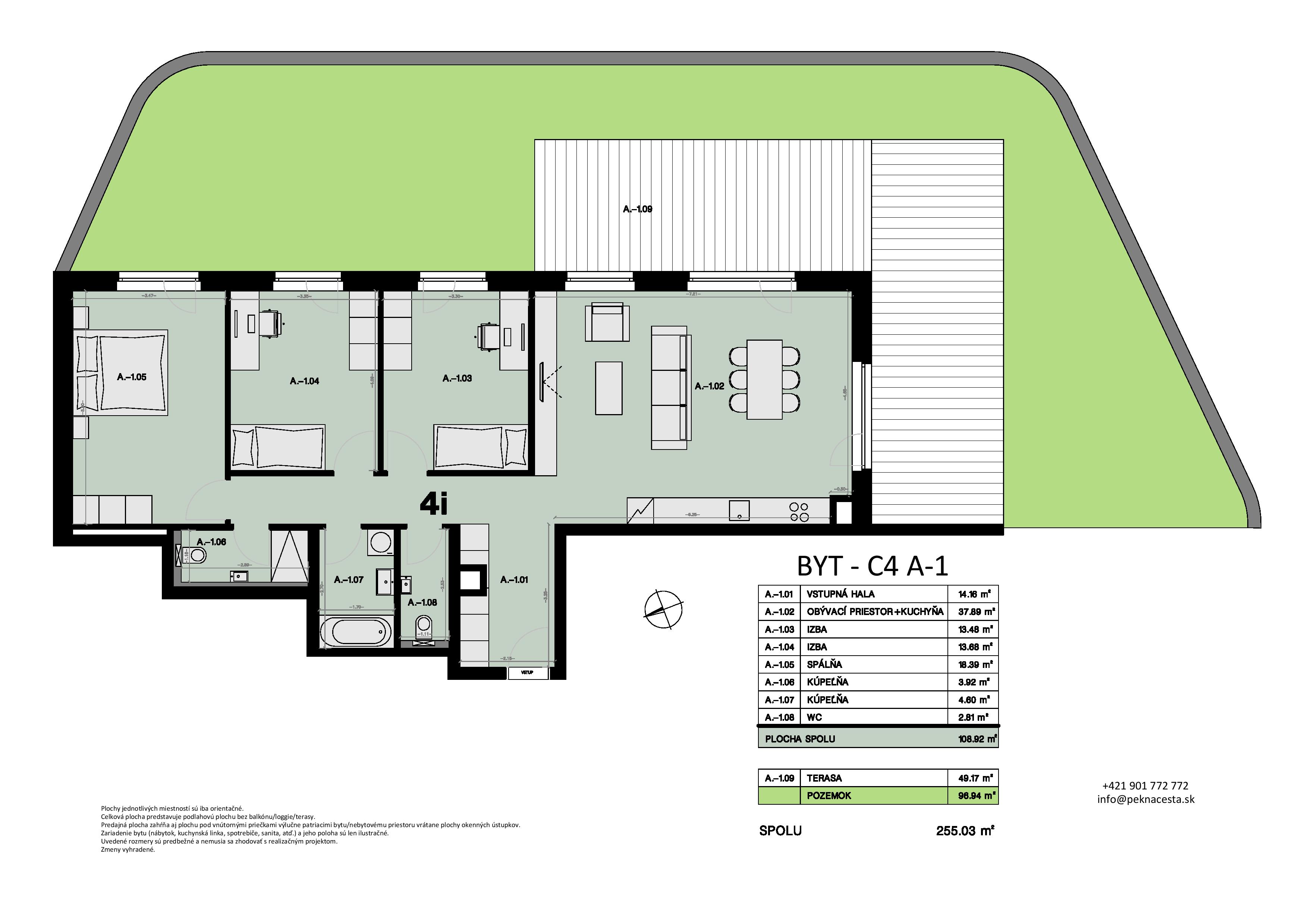 Pekná cesta - A.-1 - Pôdorys