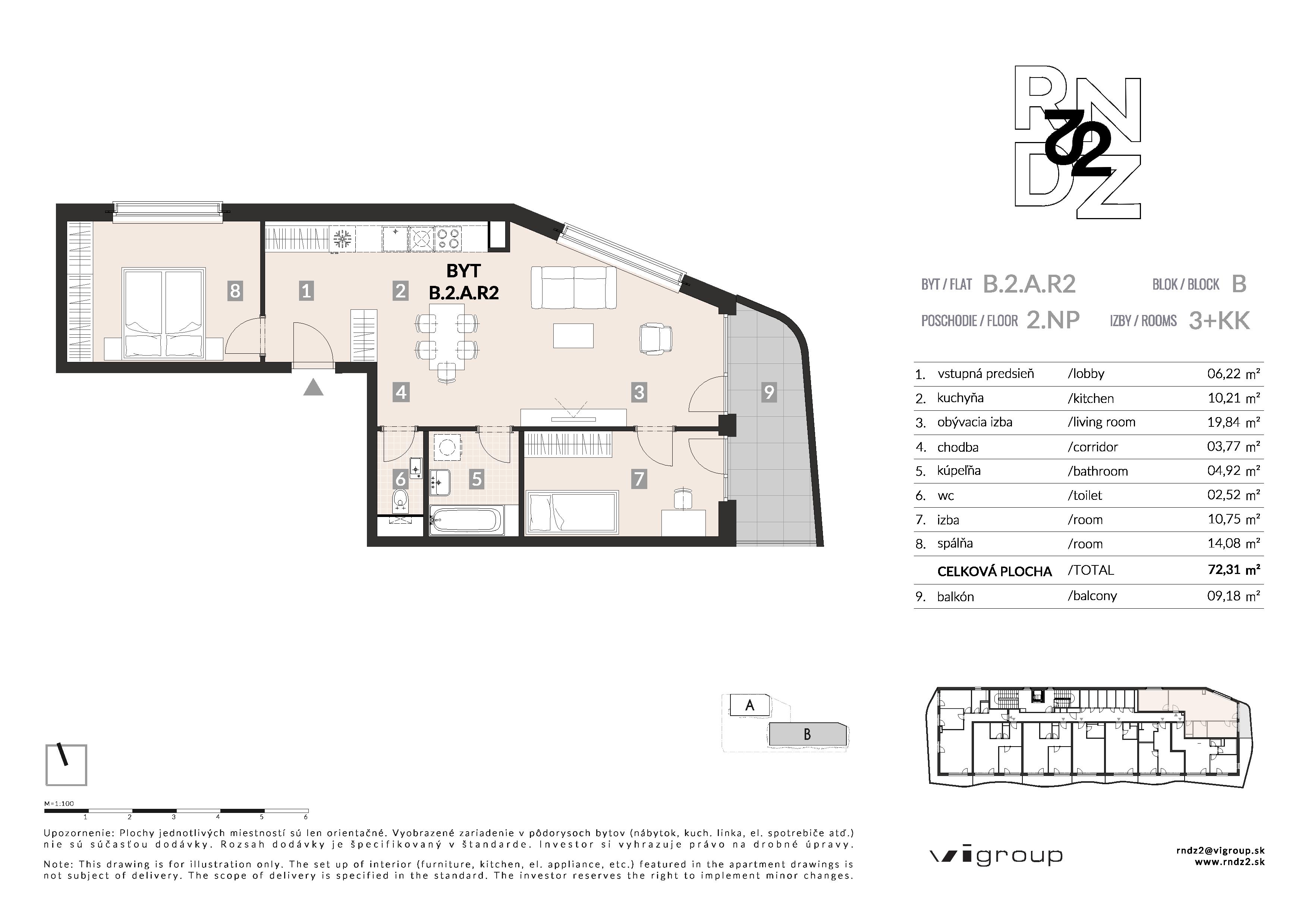 RNDZ - B.2.A.R2 - Pôdorys