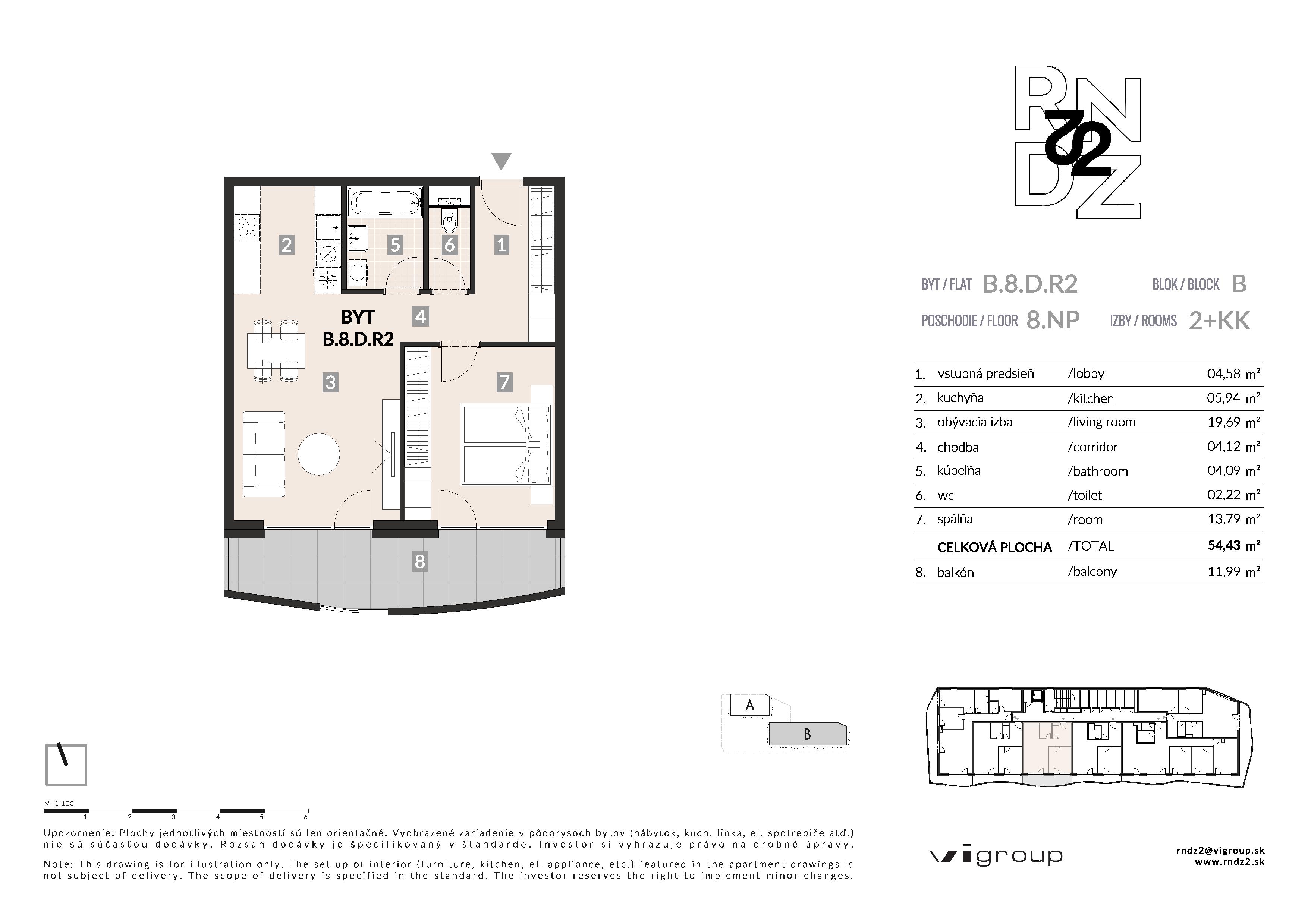 RNDZ - B.8.D.R2 - Pôdorys