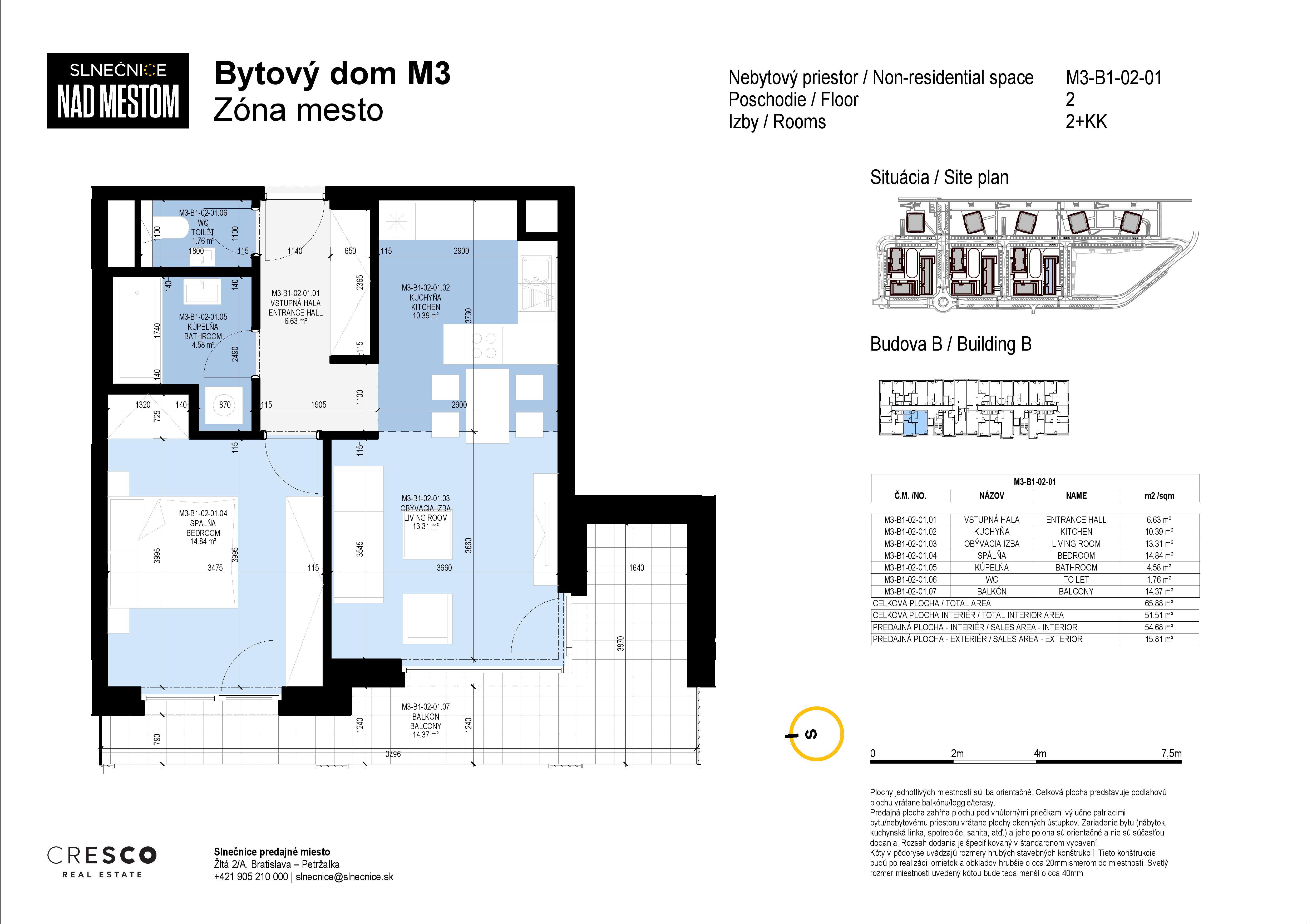 Slnečnice - M3-B1-02-01 - Pôdorys