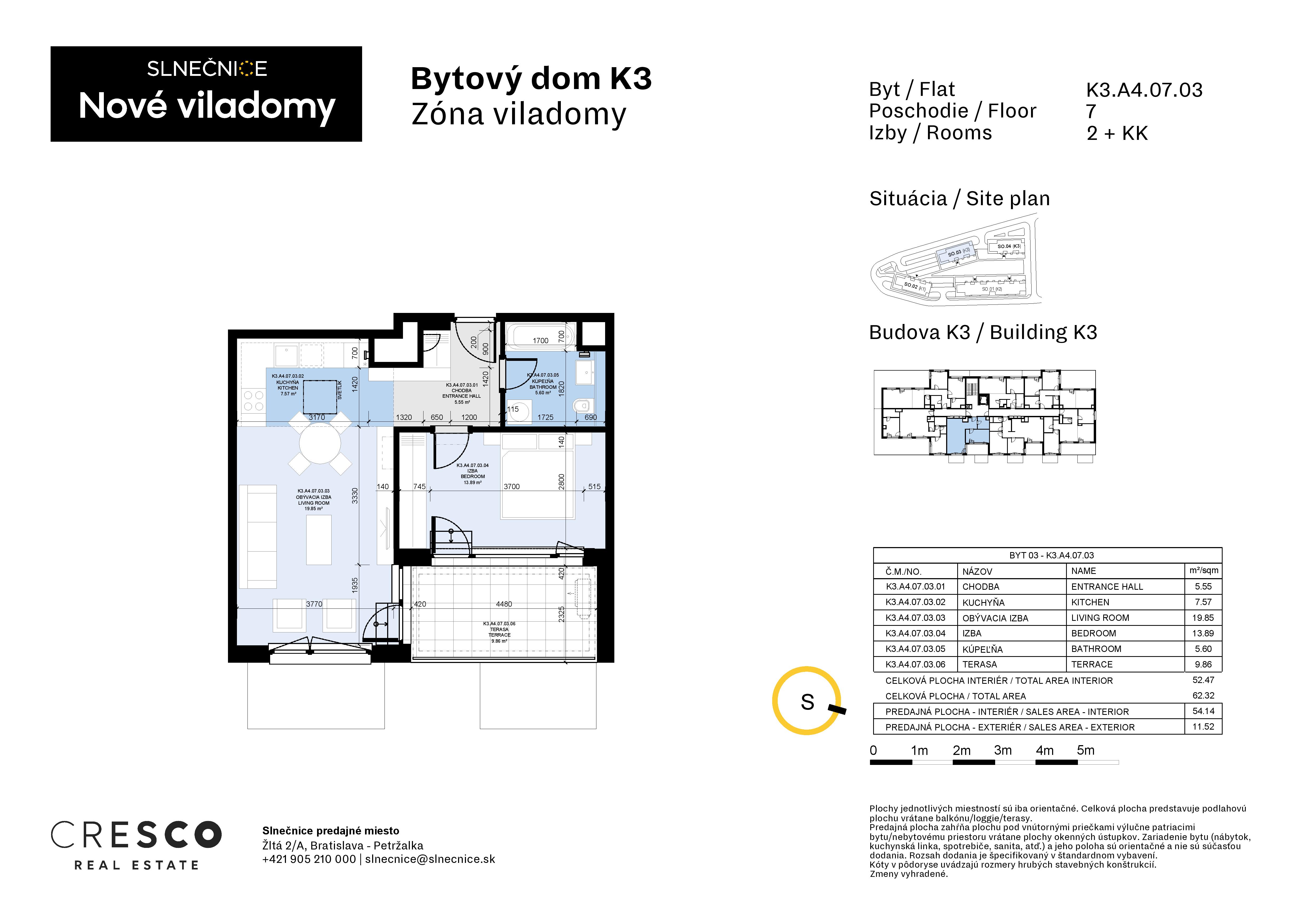 Slnečnice - K3.A4.07.03 - Pôdorys