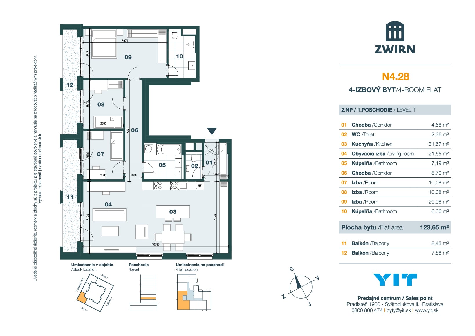 ZWIRN - N4.28 - Pôdorys