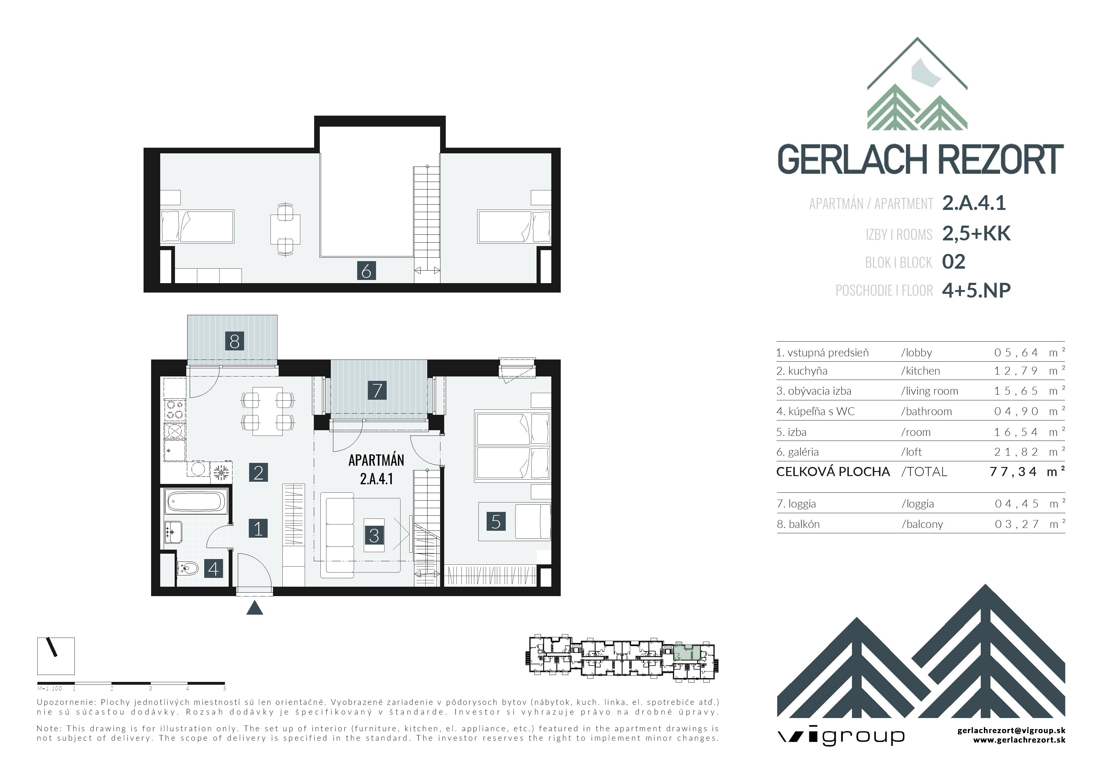 Gerlach Rezort - 2.A.4.1 - Pôdorys