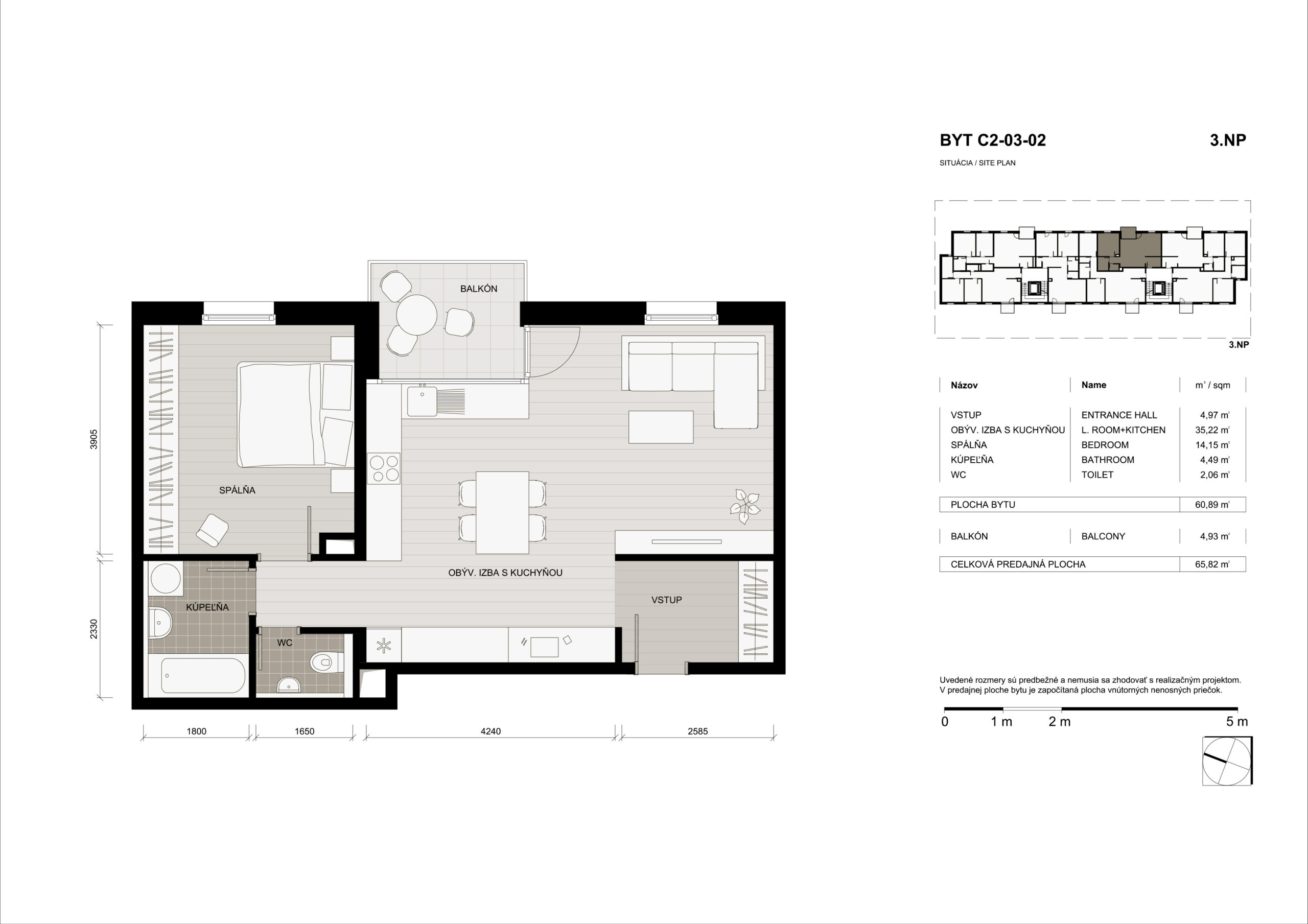 Domino Park - C2-03-02 - Pôdorys