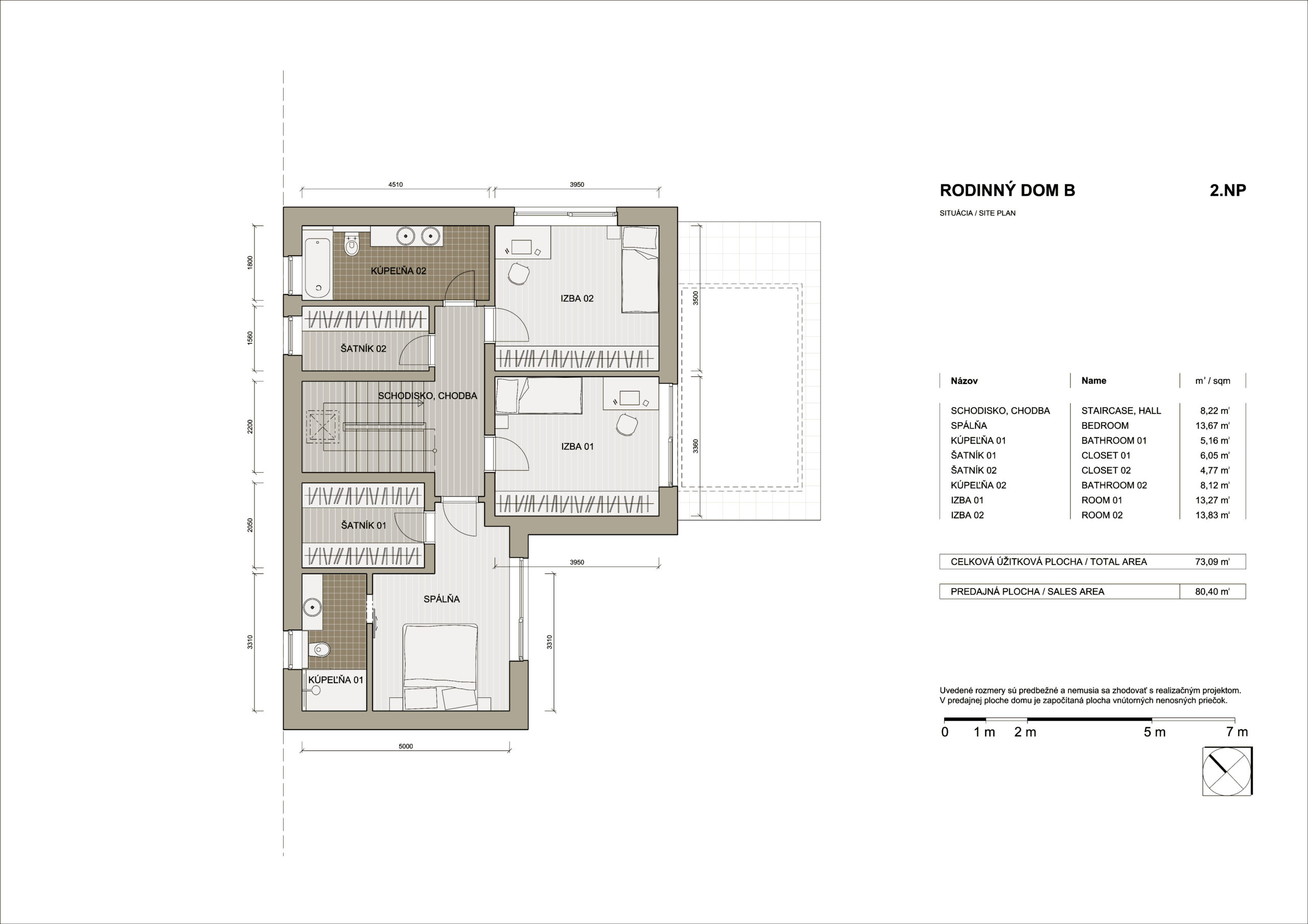 Domino Park - RD B1 - Pôdorys