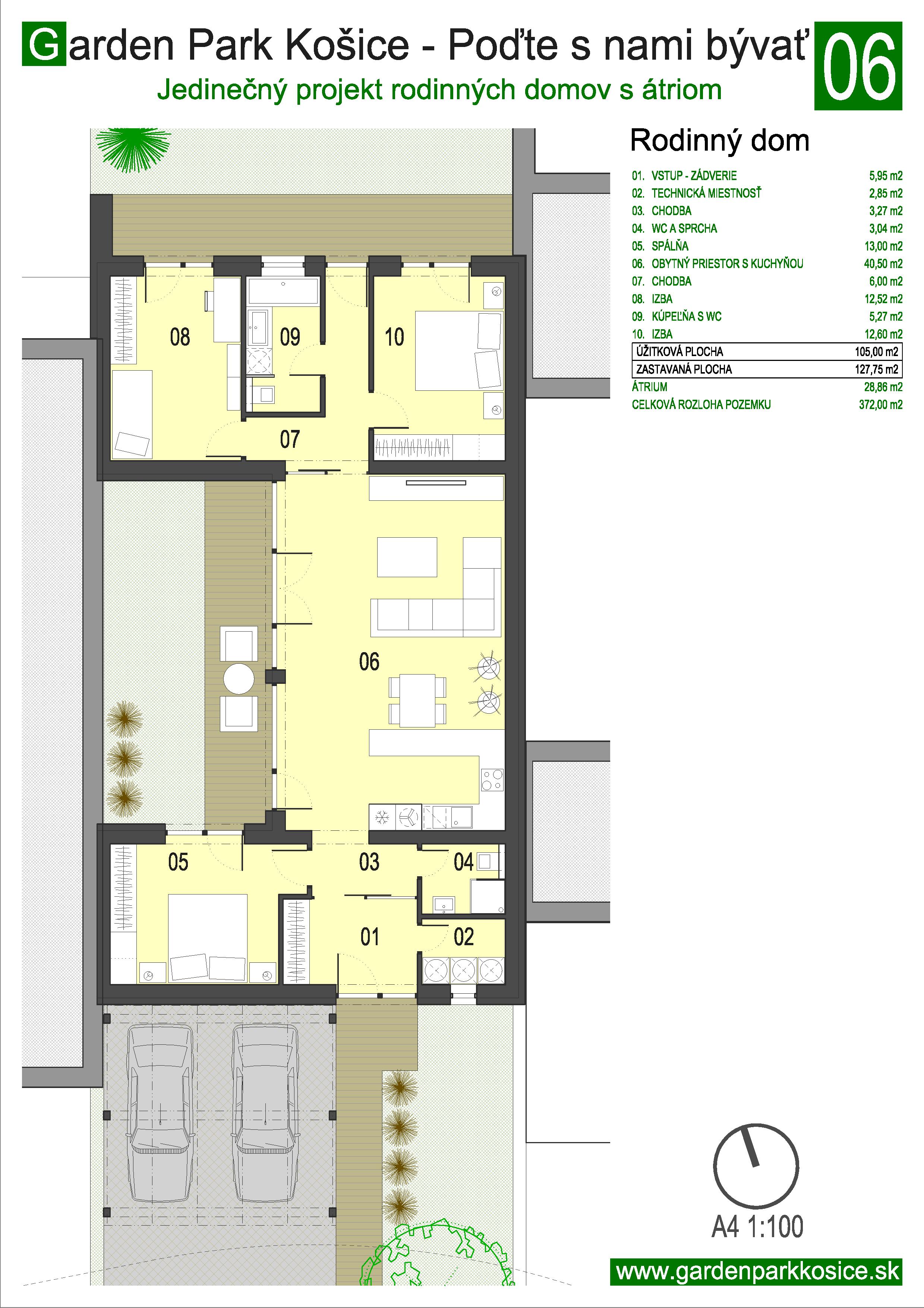 Garden Park Košice - 06 - Pôdorys