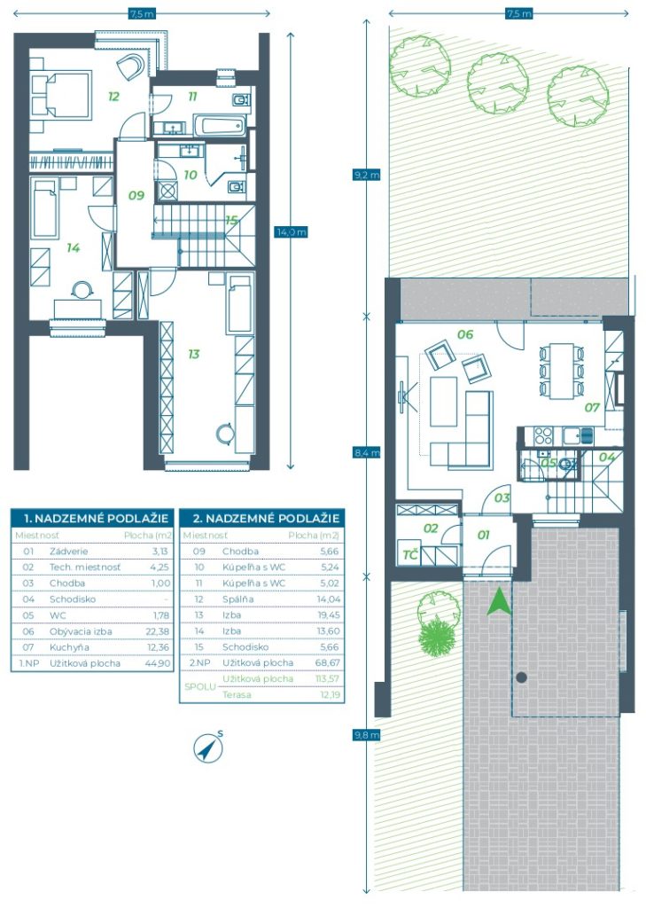 Lorinčík Háje - 52 - Pôdorys