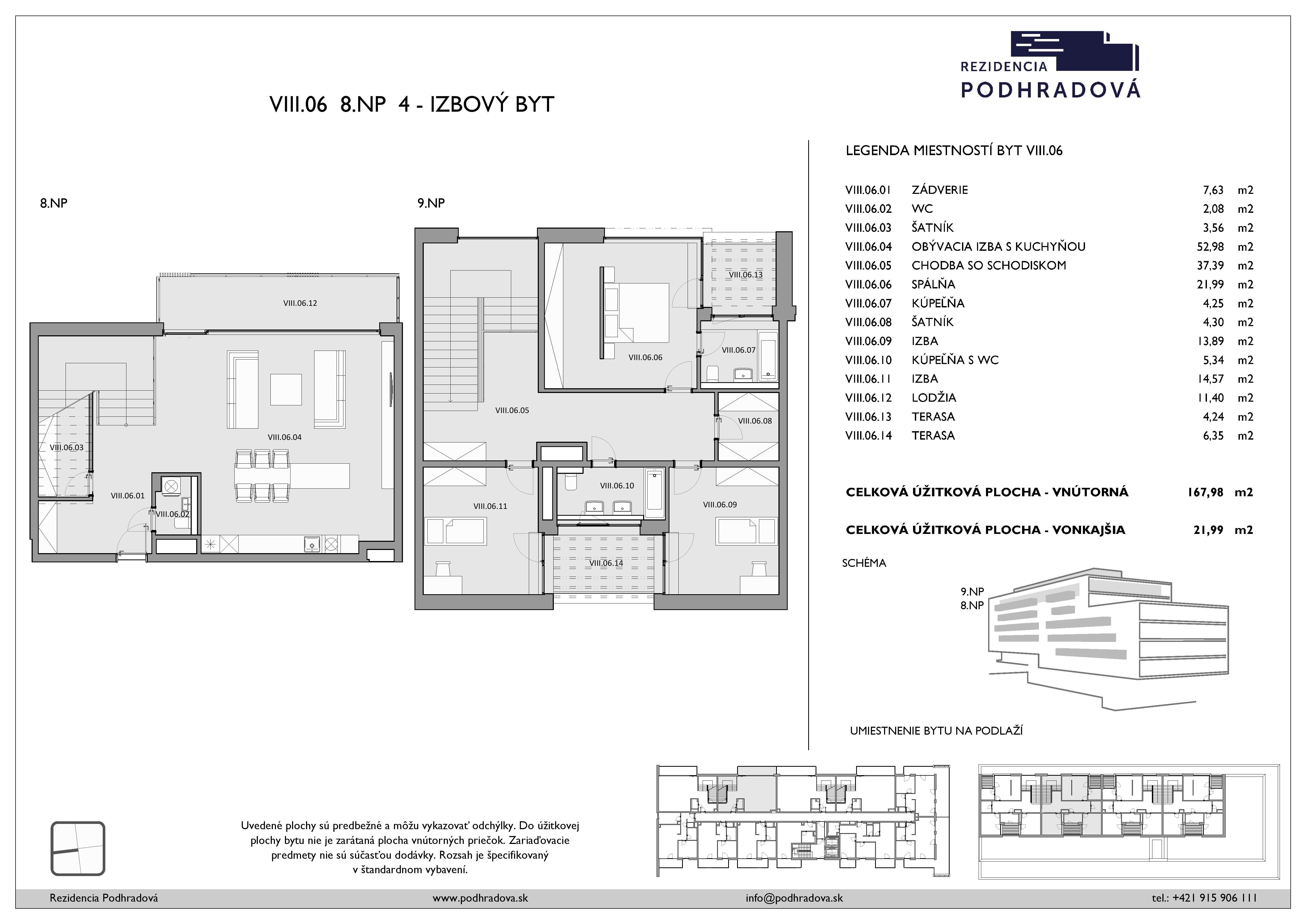 Rezidencia Podhradová - 806 - Pôdorys
