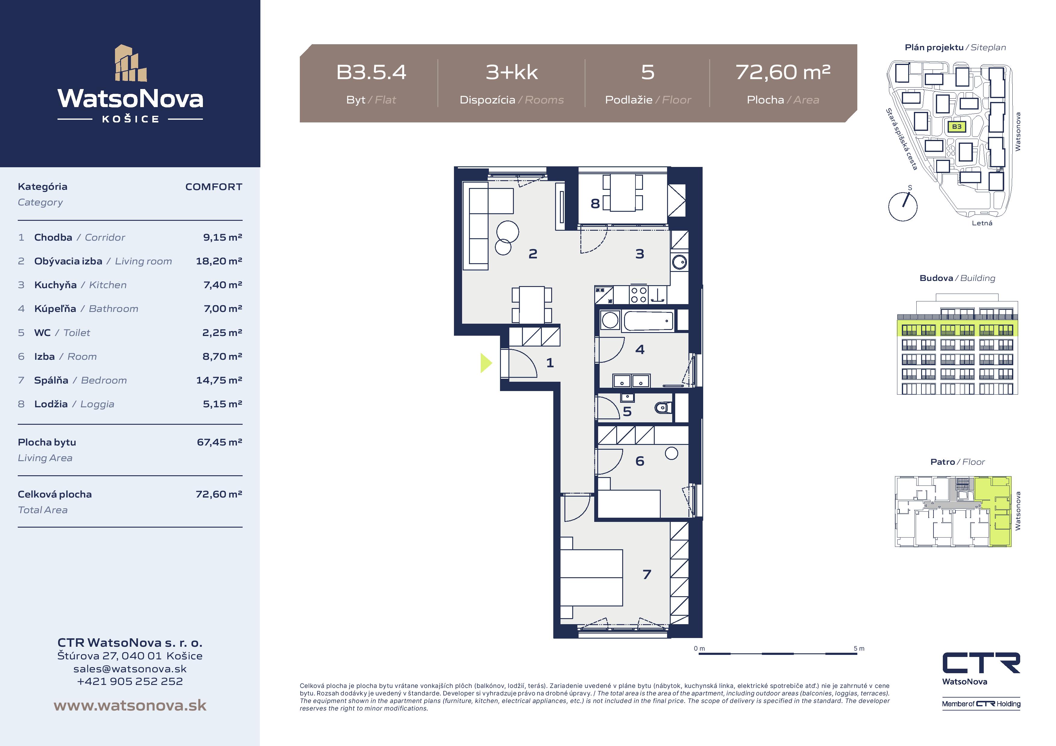 WatsoNova - B3.5.4 - Pôdorys