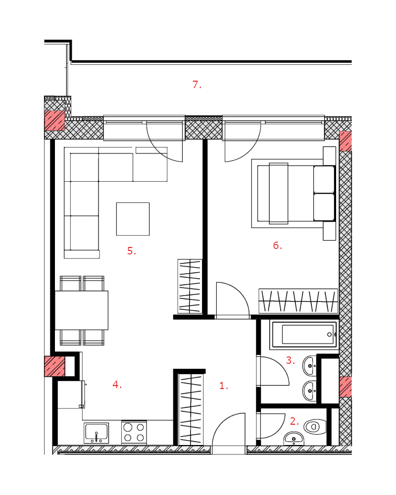 Galandov majer - K10.2.1 - Pôdorys