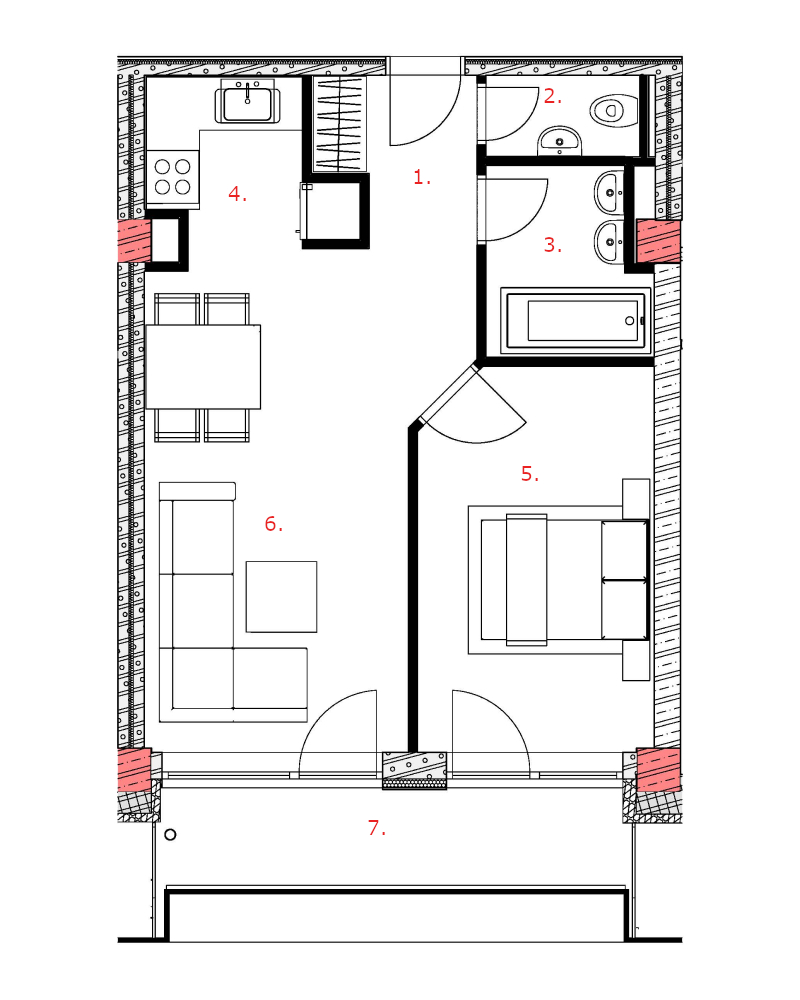 Galandov majer - K15.2.1 - Pôdorys