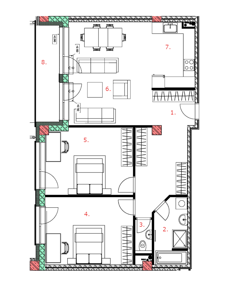 Galandov majer - V11.1.2 - Pôdorys