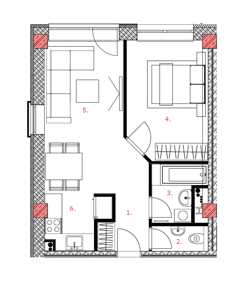Galandov majer - V2.1.2 - Pôdorys