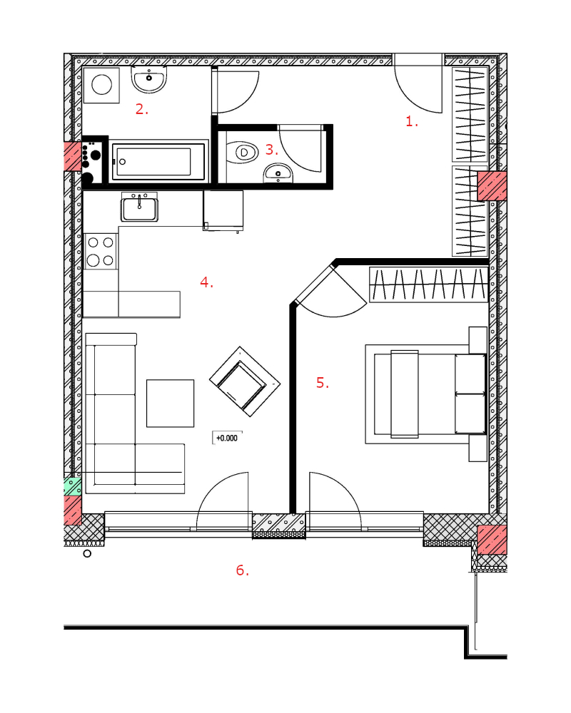 Galandov majer - V22.2.2 - Pôdorys
