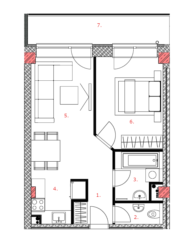 Galandov majer - V29.3.2 - Pôdorys
