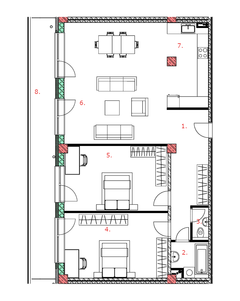 Galandov majer - V36.3.2 - Pôdorys