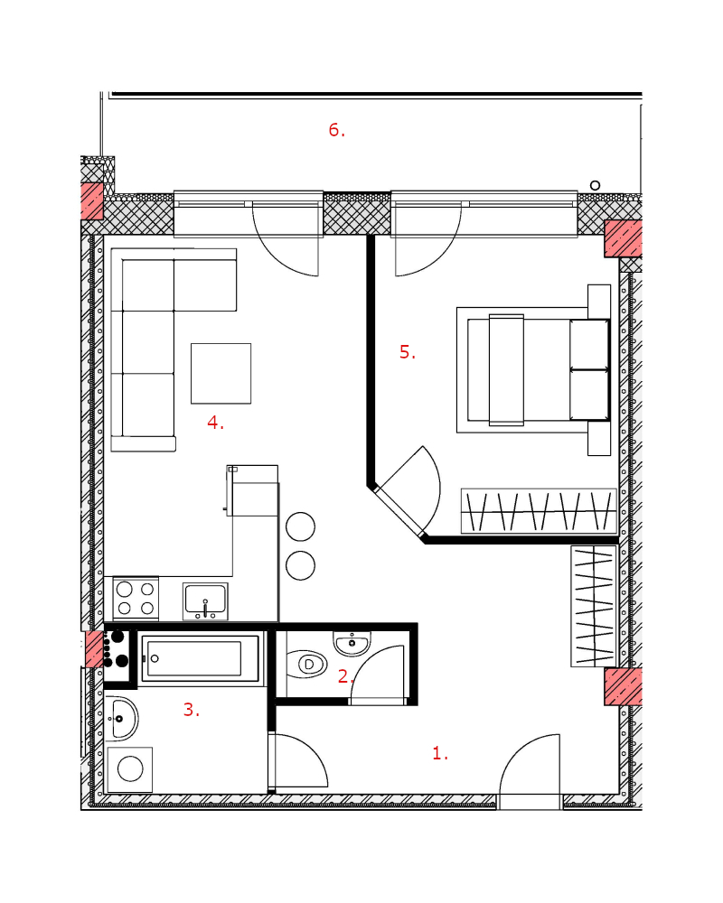 Galandov majer - V43.4.2 - Pôdorys