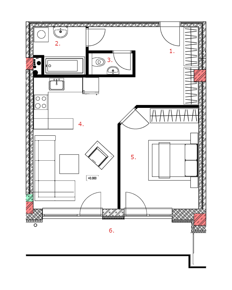 Galandov majer - V46.4.2 - Pôdorys