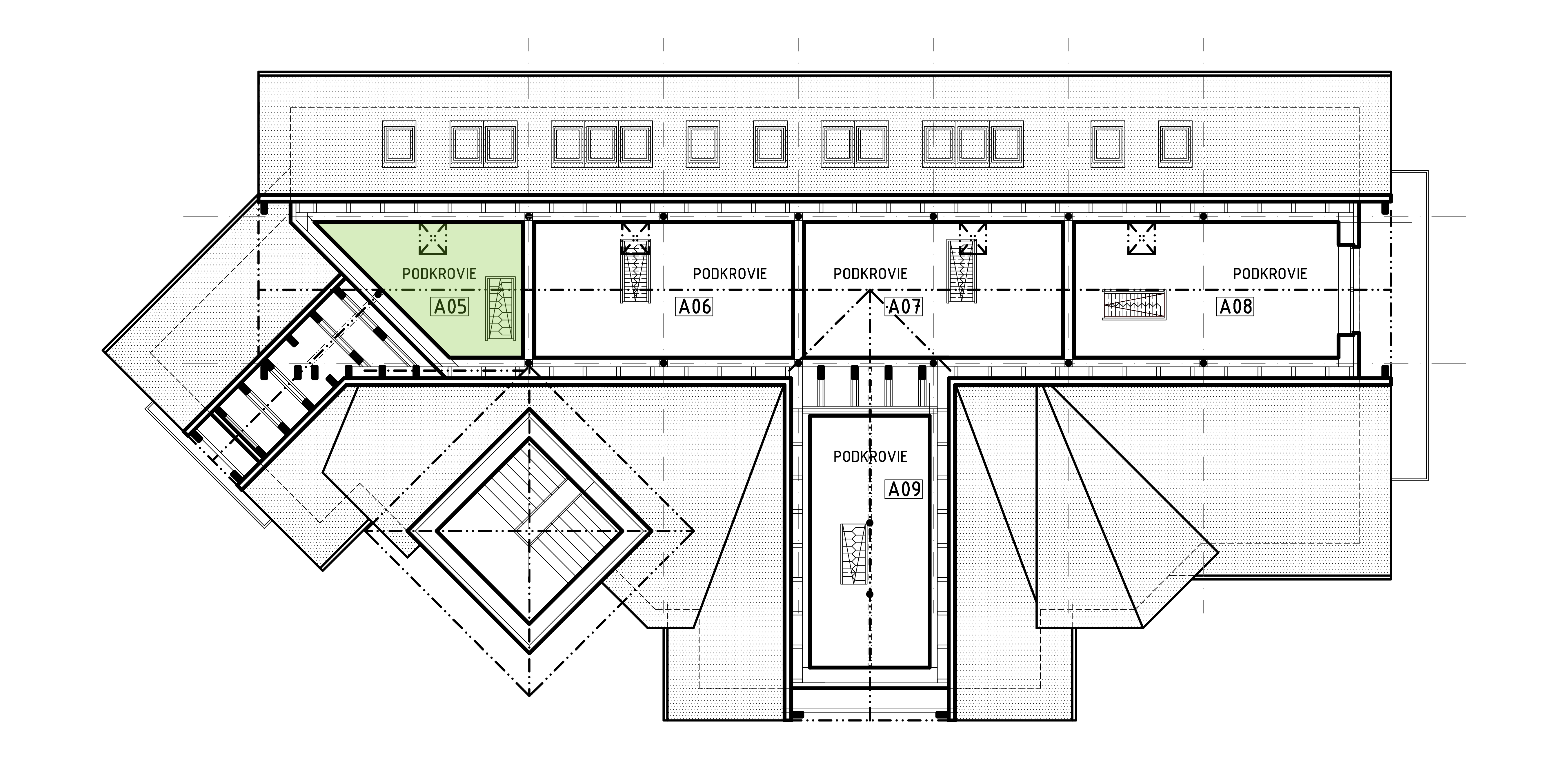 Apartmány Ondrašova - A05 - Pôdorys