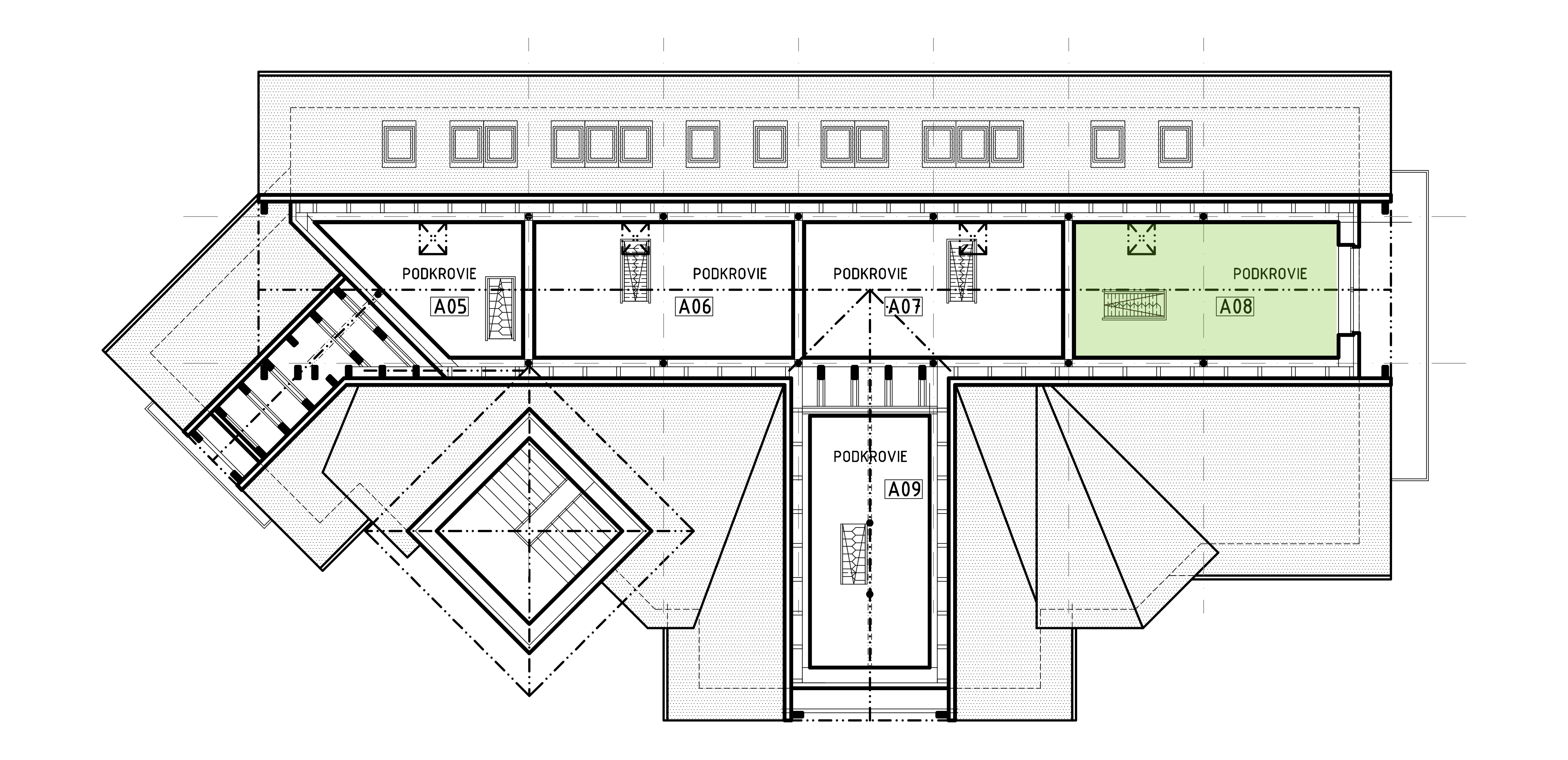 Apartmány Ondrašova - A08 - Pôdorys