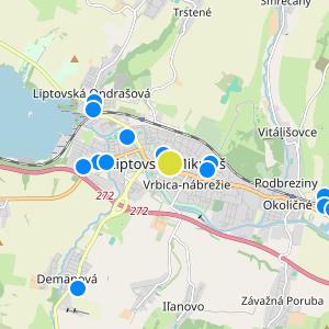 CENTRUM Včela - map